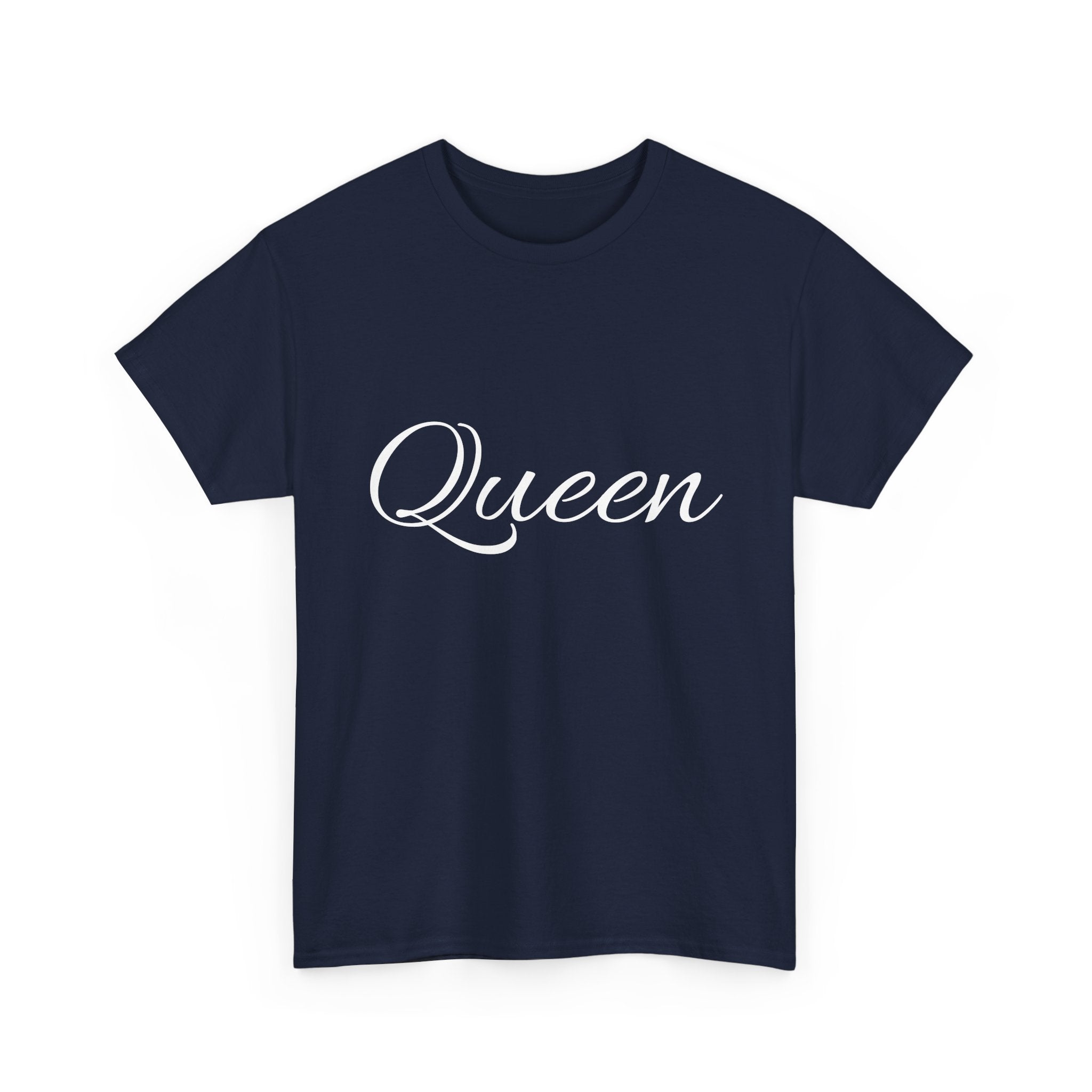 Queen Unisex Heavy Cotton Tee, Stylish Tee, Gift for Her, Casual Wear, Birthday Gift, Women’s Fashion