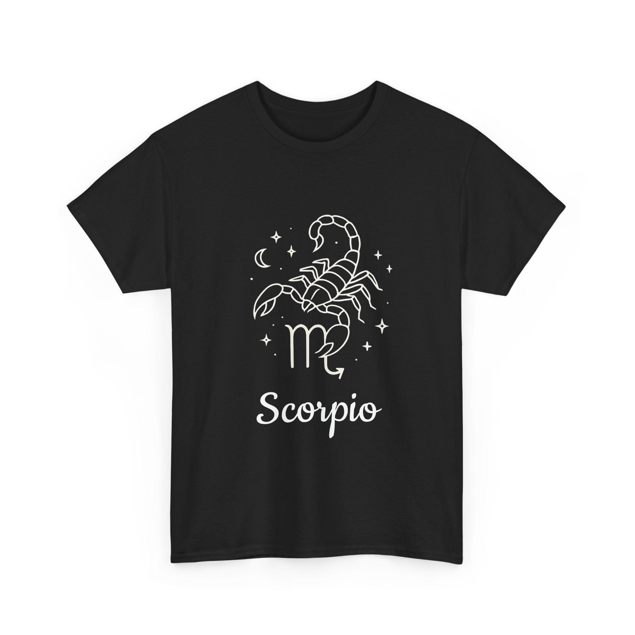 Scorpio Zodiac T-Shirt, Astrology Tee, Horoscope Gift, Casual Wear, Birthday Apparel, Unisex Heavy Cotton Tee