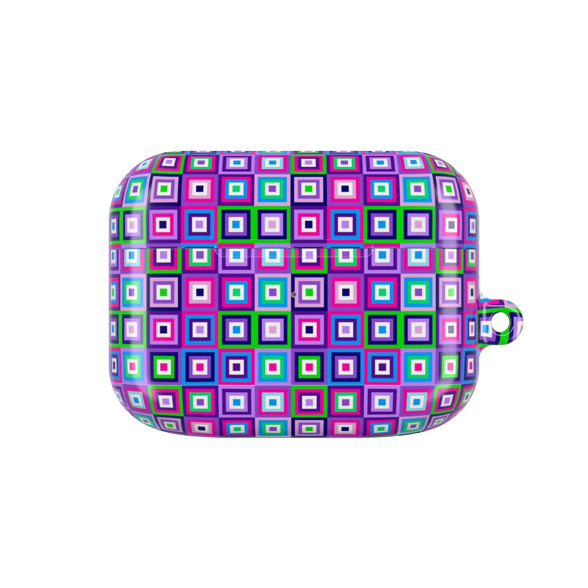 Colorful Geometric AirPod Cases – Trendy Accessory, Gift for Music Lovers, Fun Tech Style, Cute AirPods Cover, Modern Tech Gadget