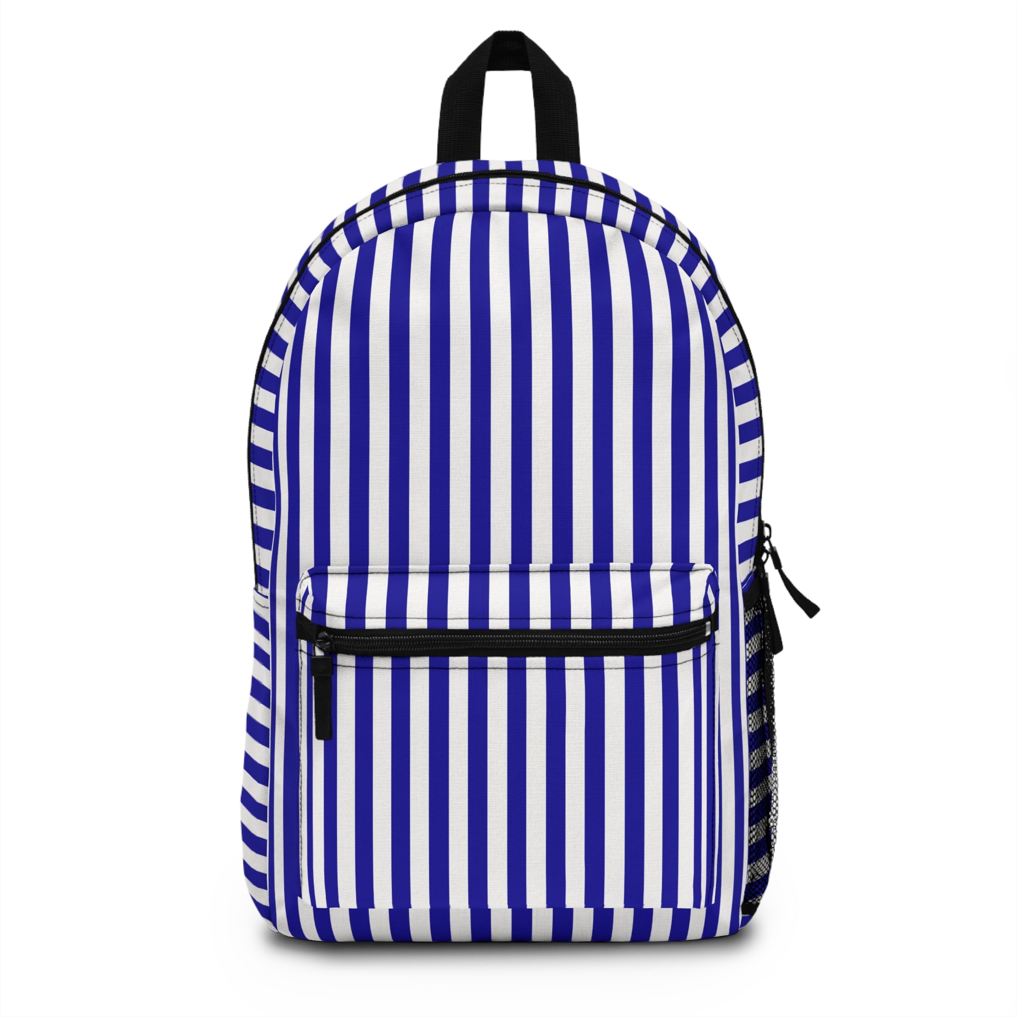 Stylish Striped Backpack, Casual Daypack, Trendy School Bag, Beach Tote, Travel Backpack, Gift for Students