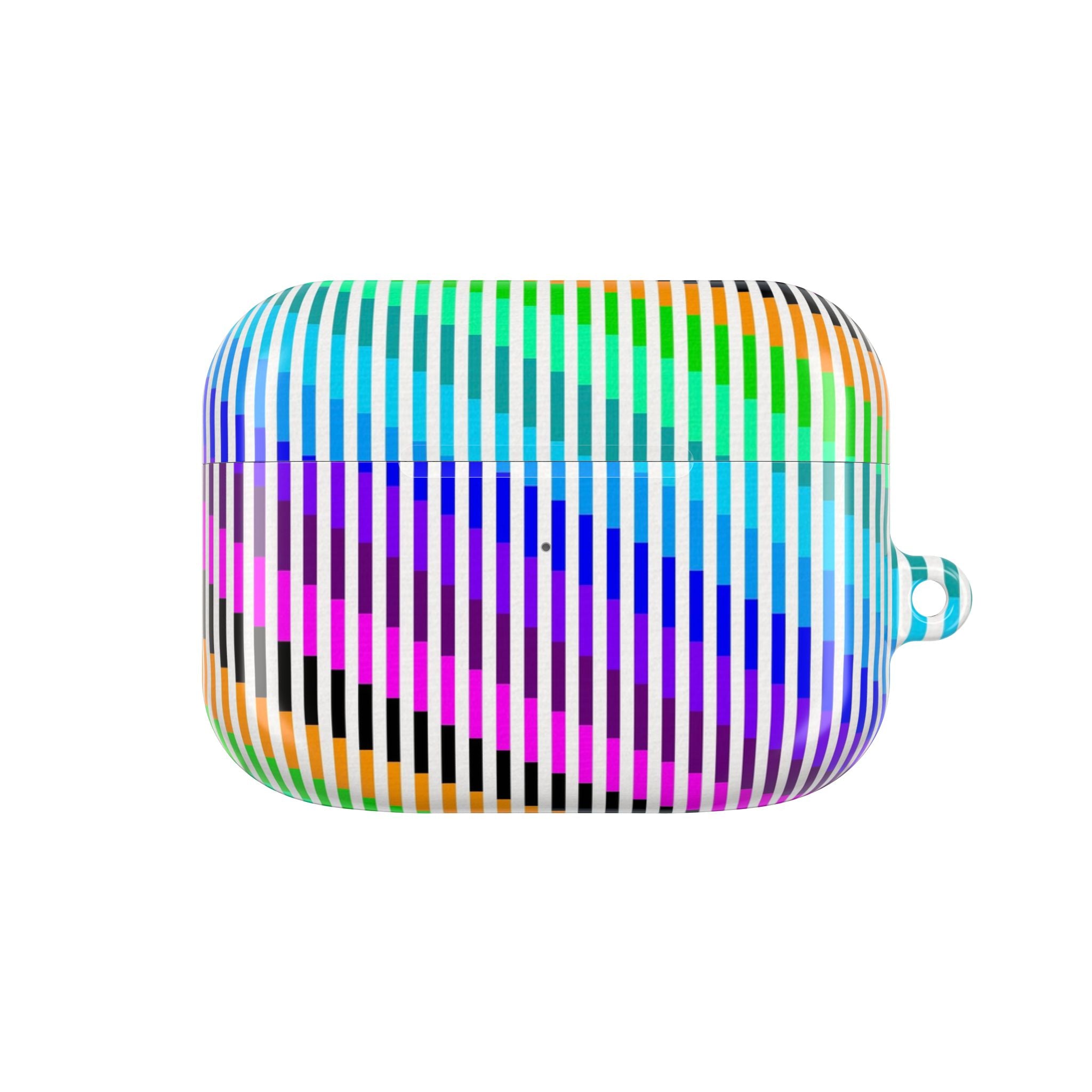 Colorful Rainbow AirPod Case Cover, Trendy Protection, Gift for Music Lovers, Fun Accessory, Summer Vibes, Unique Design