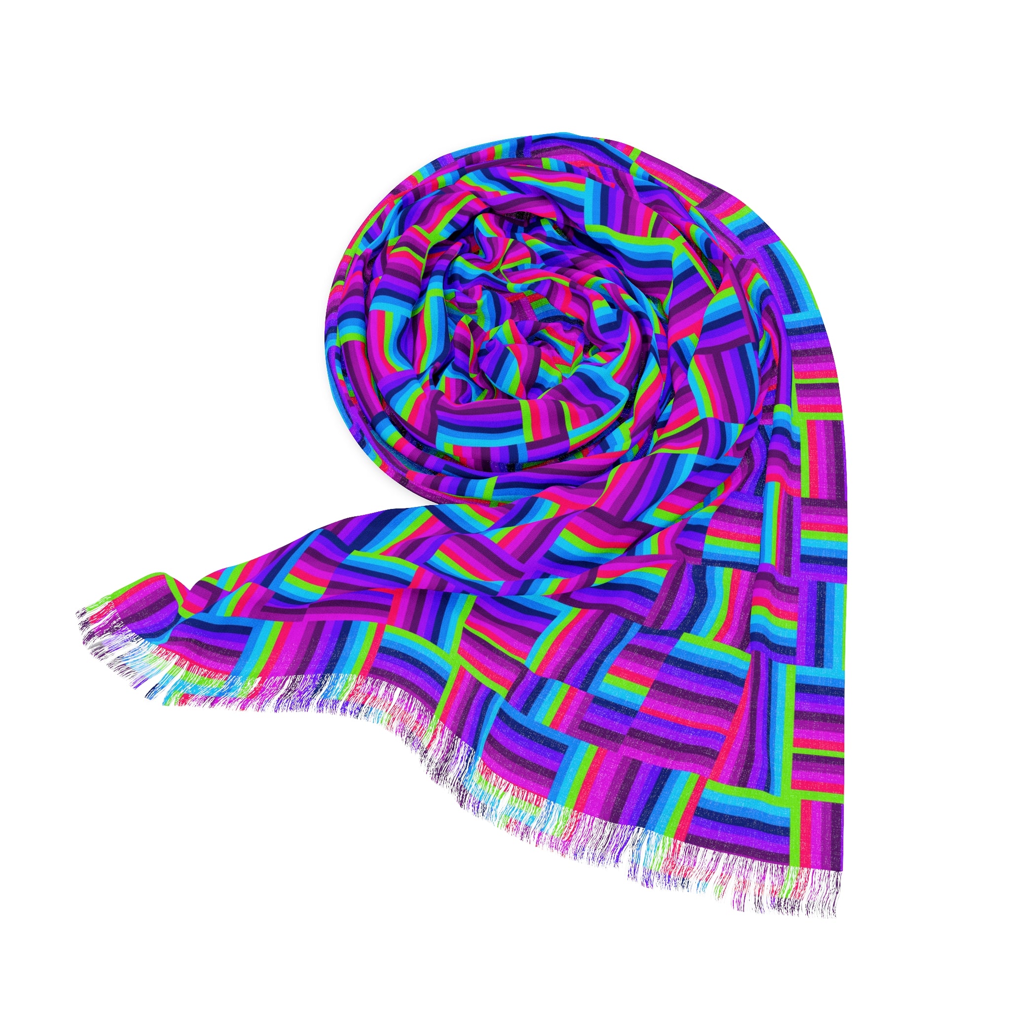 Colorful Woven Light Scarf - Vibrant Accessories for Everyday Style, Spring Fashion, Festivals, Gift for Her