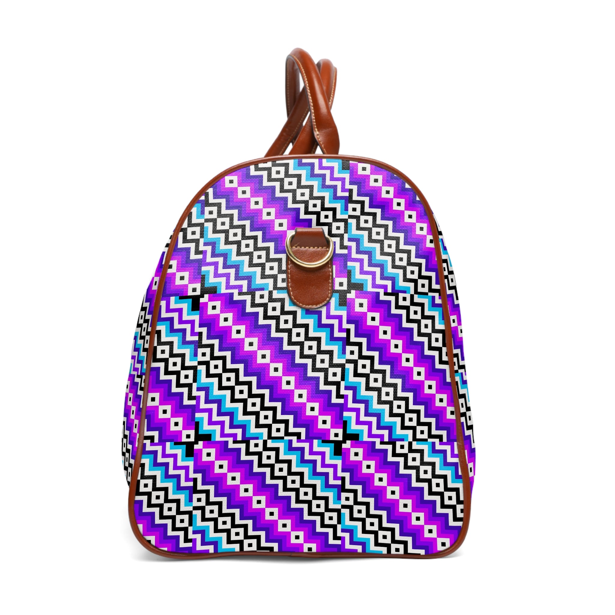 Colorful Waterproof Travel Bag, Stylish Duffle Bag, Beach Ready Luggage, Adventure Carry-On, Perfect for Trips & Weekend Getaways