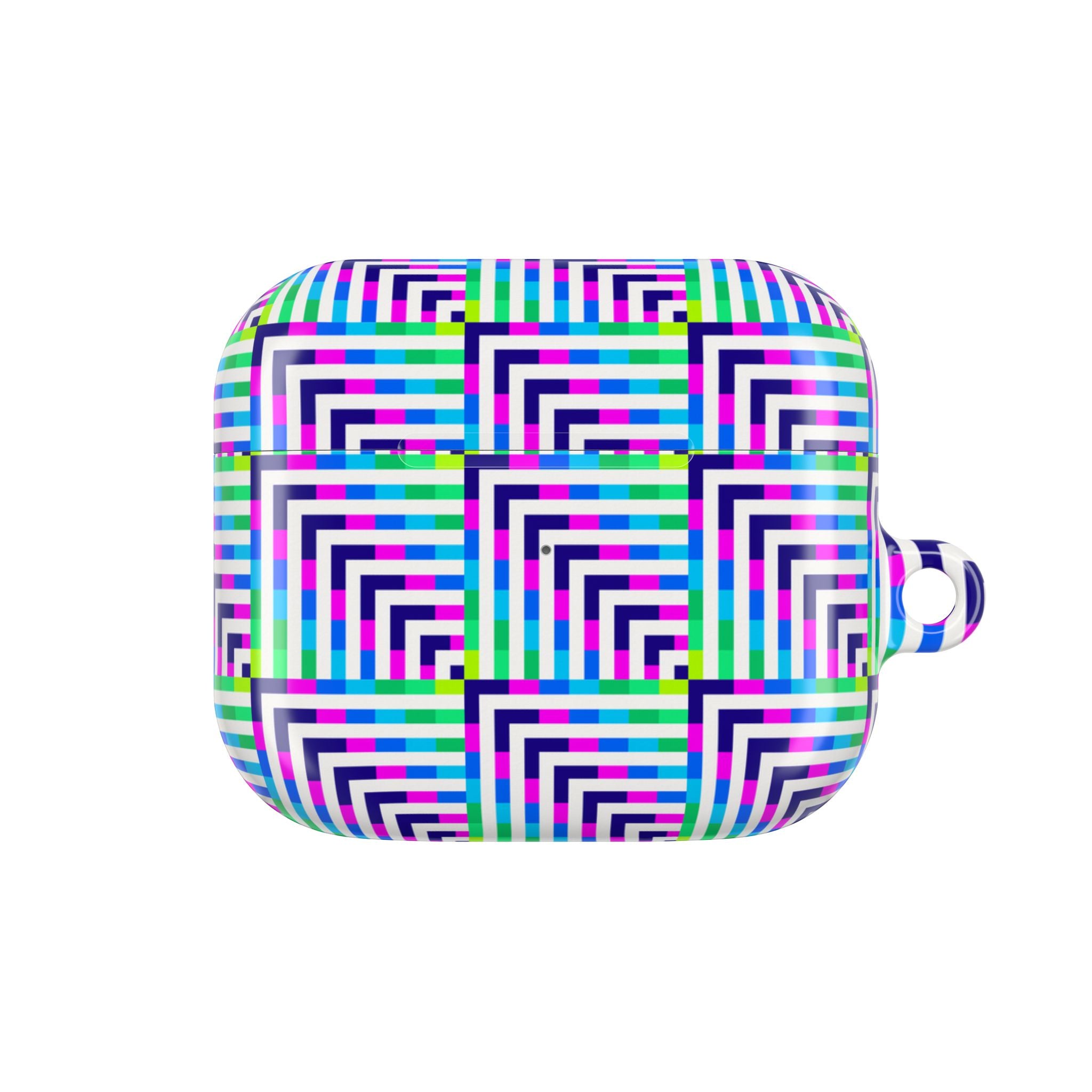 Colorful Geometric AirPod Case - Trendy, Durable, Unique Gift for Music Lovers, Perfect for Holidays and Everyday Use