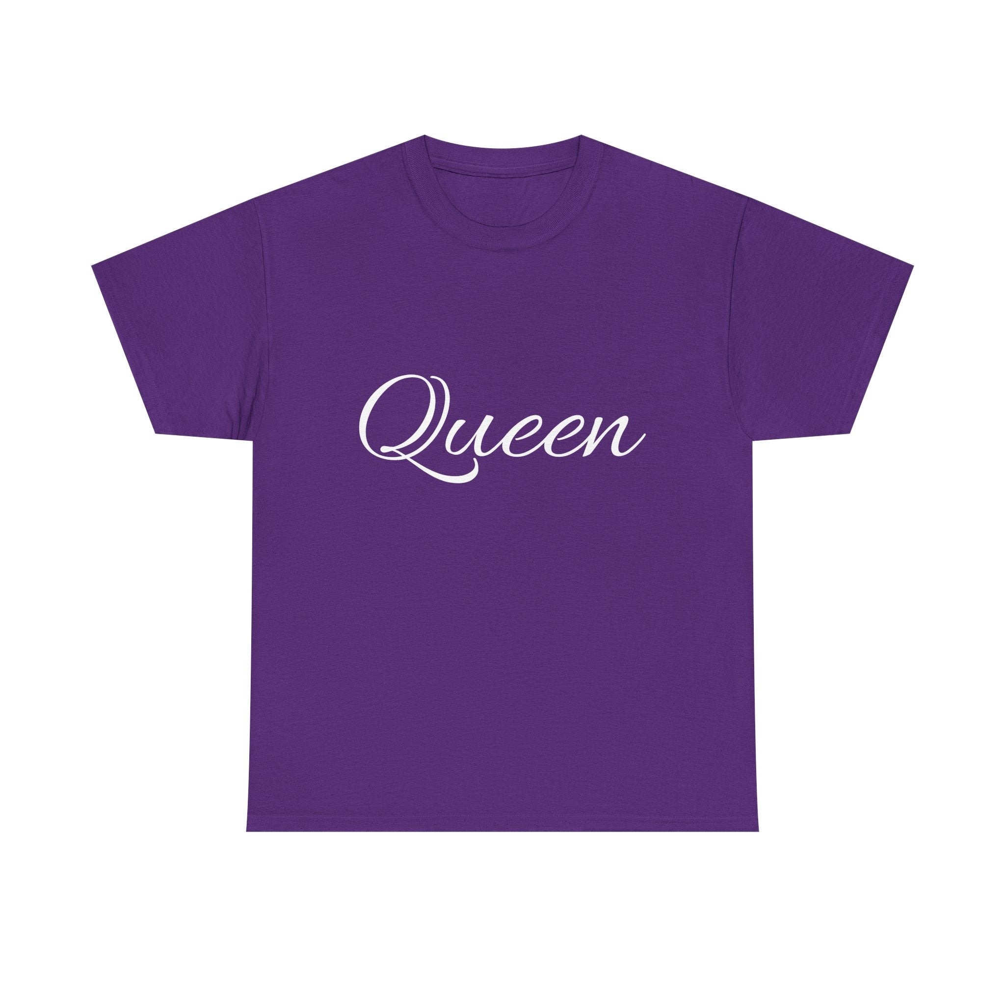 Queen Unisex Heavy Cotton Tee, Stylish Tee, Gift for Her, Casual Wear, Birthday Gift, Women’s Fashion