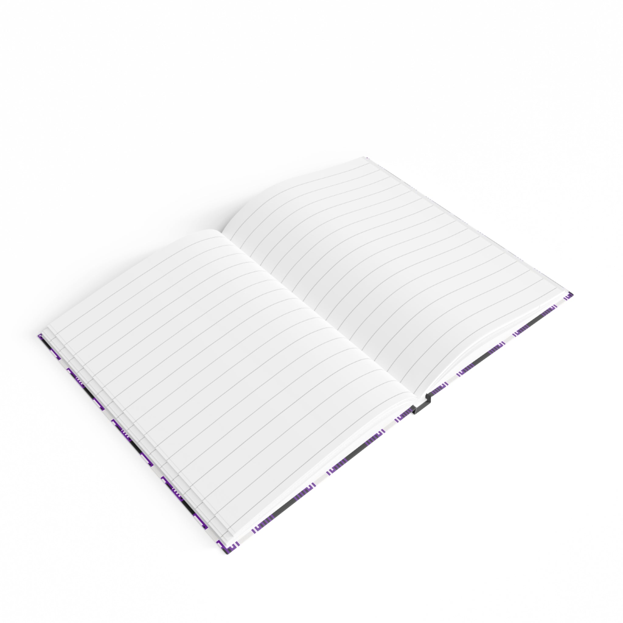 Purple Geometric Patterned Journal - Ruled Lines, Creative Writing, School Notebook, Stylish Planner, Gift Idea, Stationery