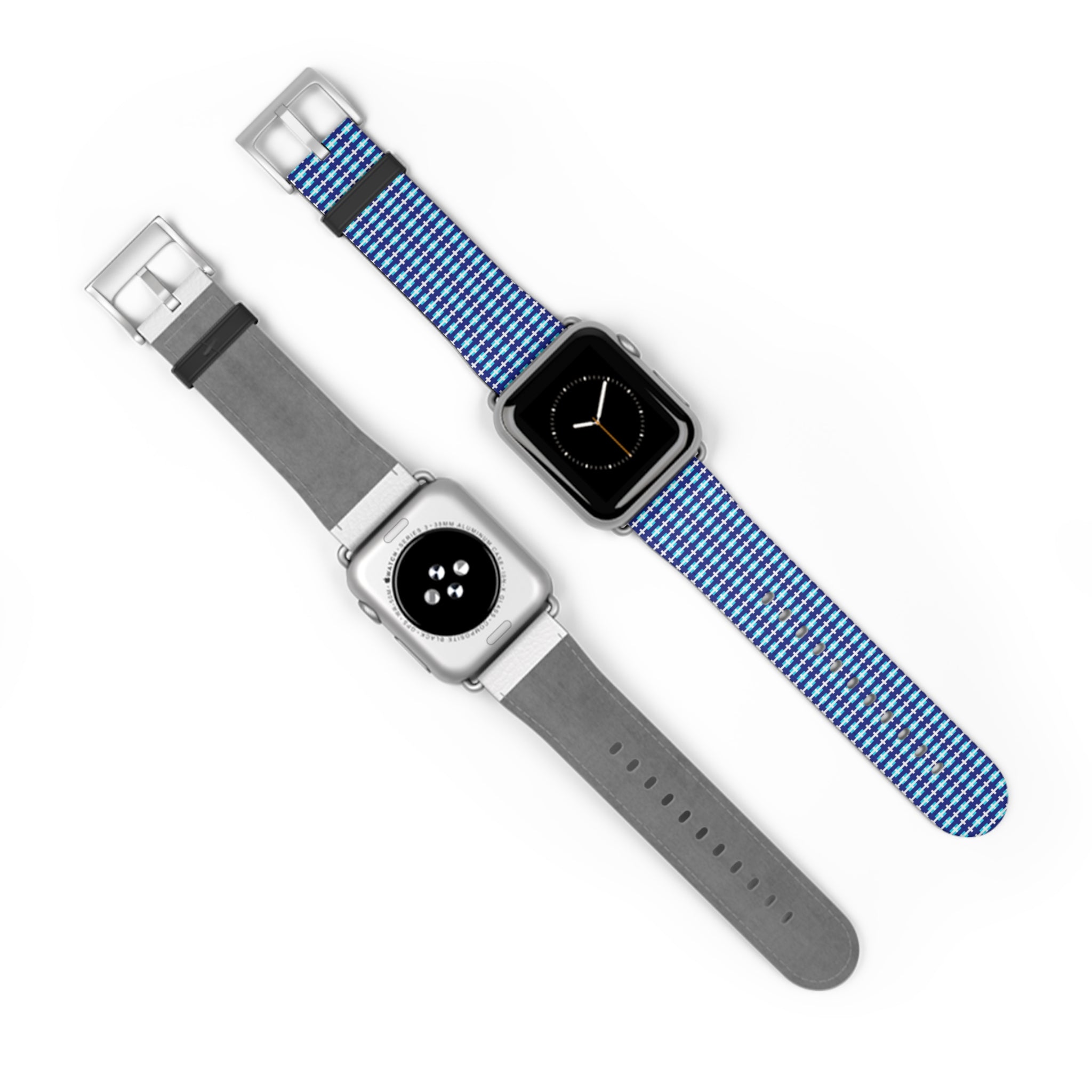 Blue Checkered Watch Band, Stylish Apple Watch Strap, Unisex Accessory, Perfect Gift for Any Occasion, Trendy Sports Band, Comfortable [...]