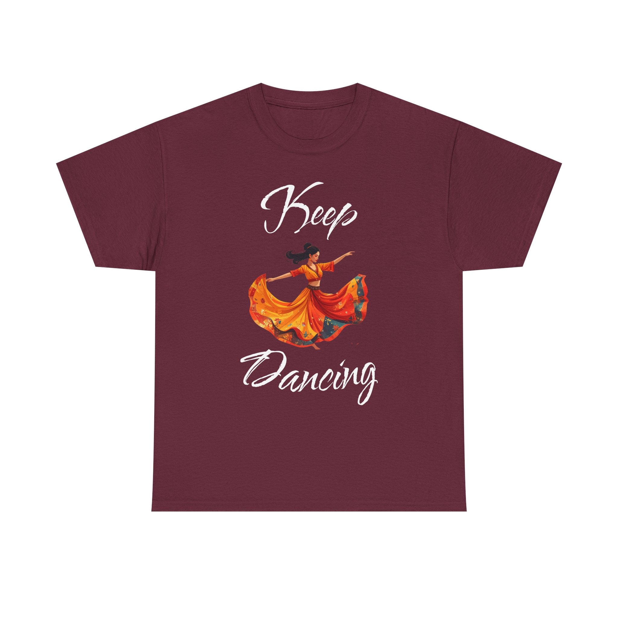 Dance of Elegance Unisex Heavy Cotton Tee, Artsy Shirt for Dance Lovers, Perfect Gift for Birthdays, Casual Wear, Festival Attire, [...]