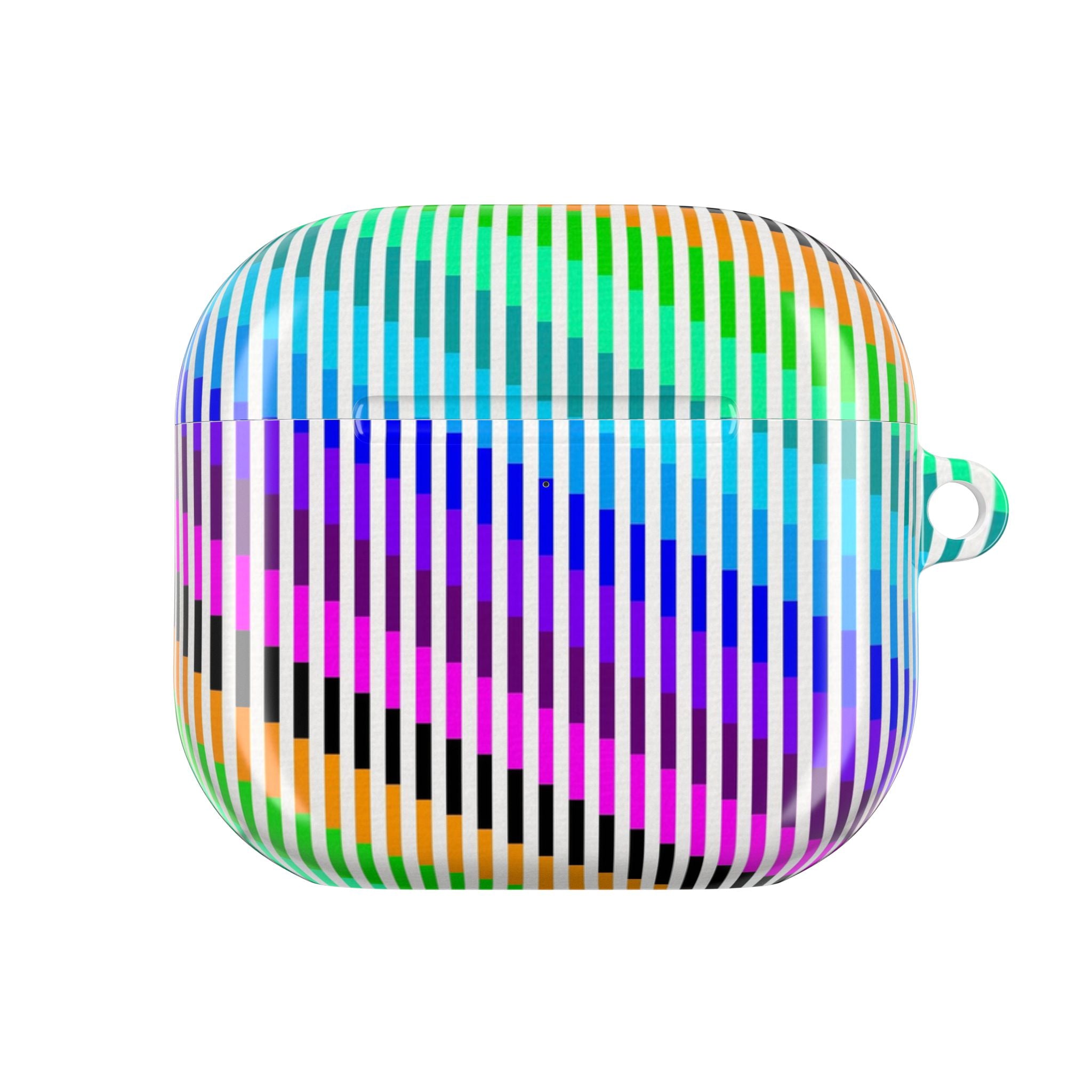 Colorful Rainbow AirPod Case Cover, Trendy Protection, Gift for Music Lovers, Fun Accessory, Summer Vibes, Unique Design
