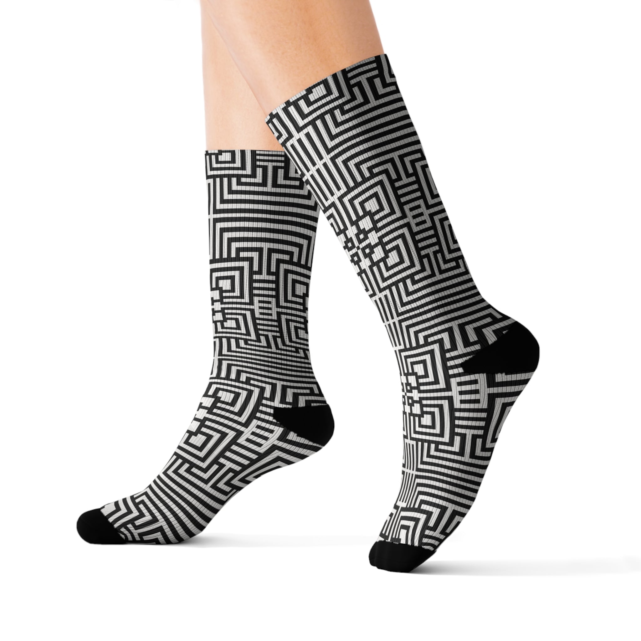 Stylish Sublimation Socks | Unique Patterned Socks for Everyday Comfort, Gifts, Casual Wear, Holidays, and Cozy Days