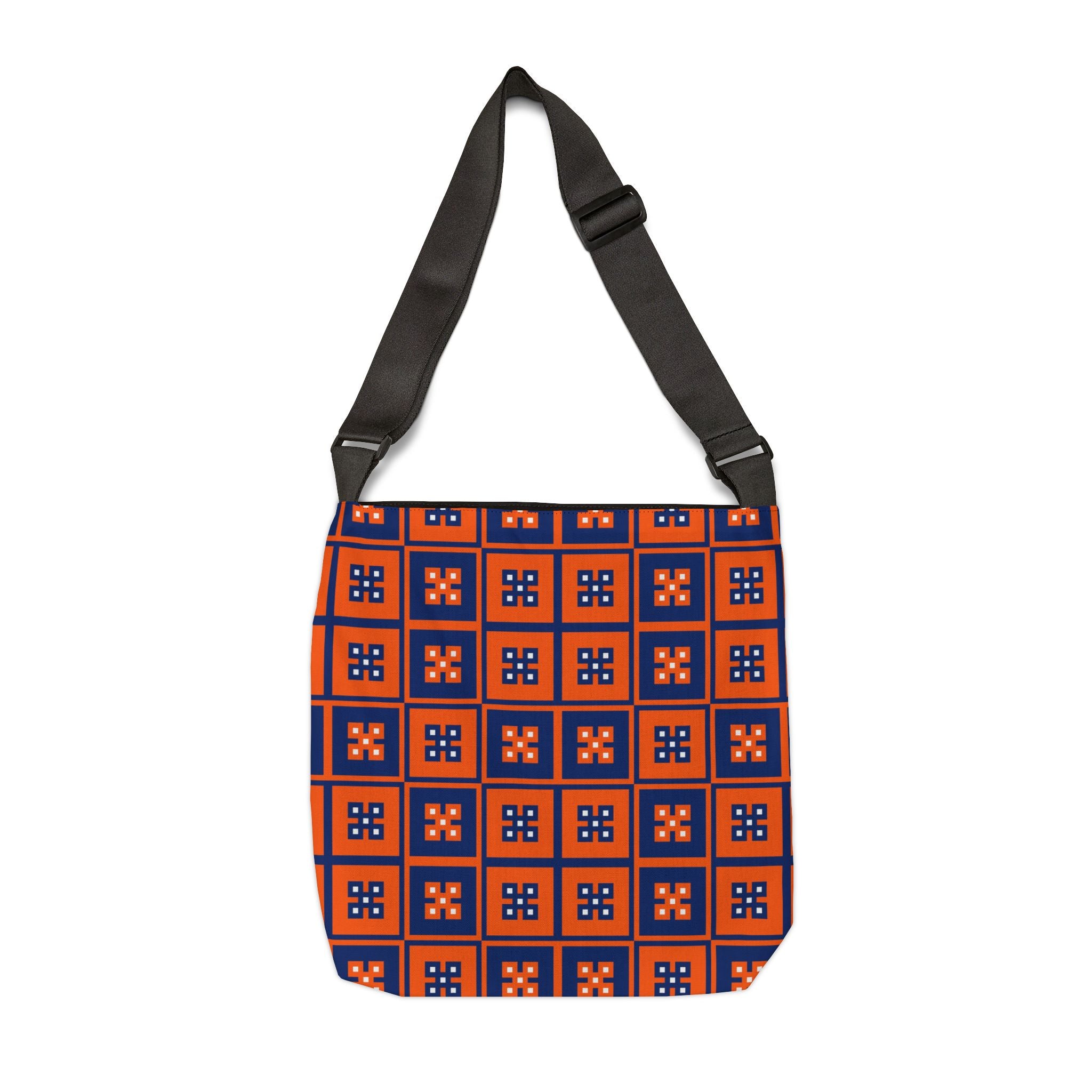 Vibrant Adjustable Tote Bag with Geometric Pattern, Stylish Esprit Bag, All-Purpose Tote for Everyday Use, Festival Ready, Gift for Her