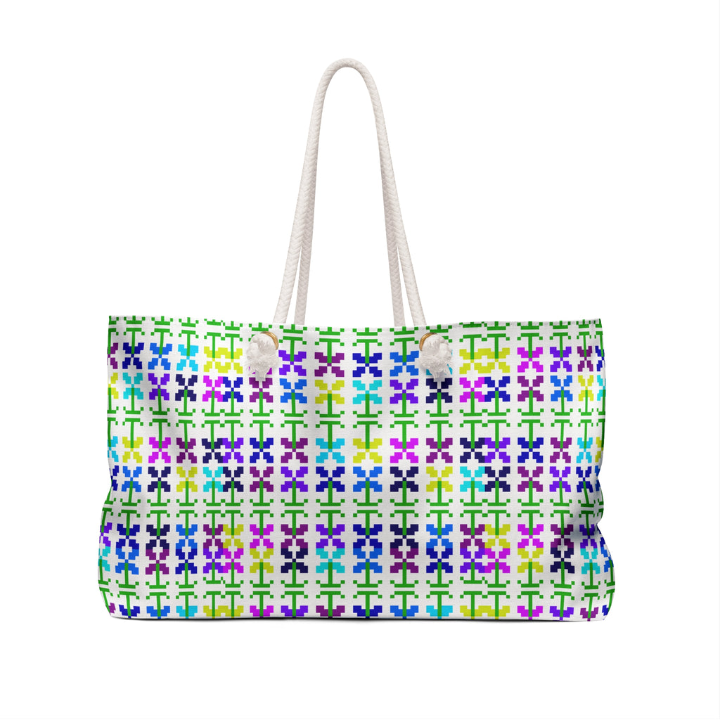 Vibrant Floral Weekender Bag - Perfect for Travel, Gym, Beach, or Overnight Stays, Ideal Gift for Friends and Family