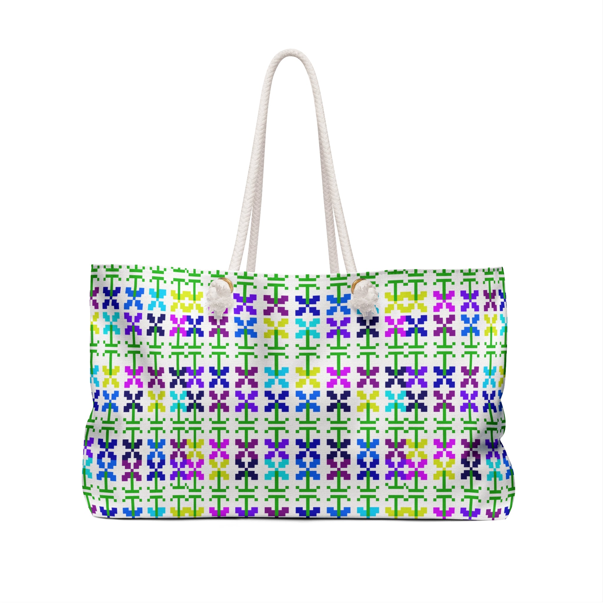 Vibrant Floral Weekender Bag - Perfect for Travel, Gym, Beach, or Overnight Stays, Ideal Gift for Friends and Family