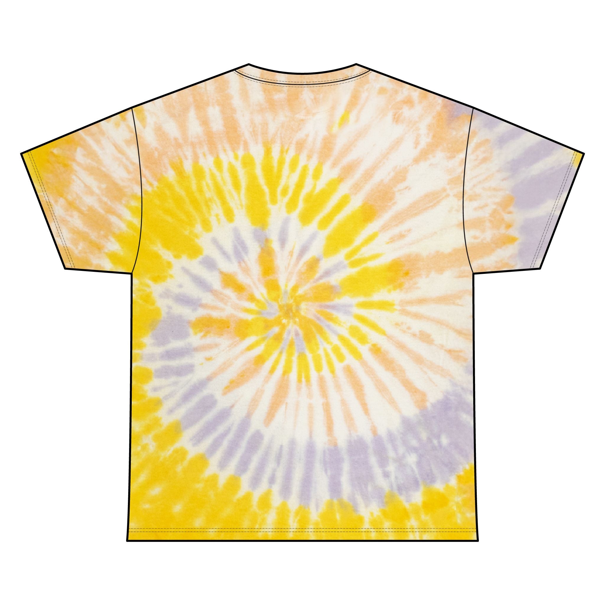 Unisex Tie Dye Tee - Love Peace & Maybe Some Cheese - Boho Style, Summer Vibes, Vegan Gift, Festival Wear, Casual Tee, Unique Design