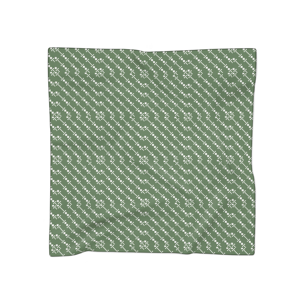 Stylish Poly Scarf, Trendy Green Scarf, Lightweight Fashion Accessory, Gift for Her, Bohemian Chic