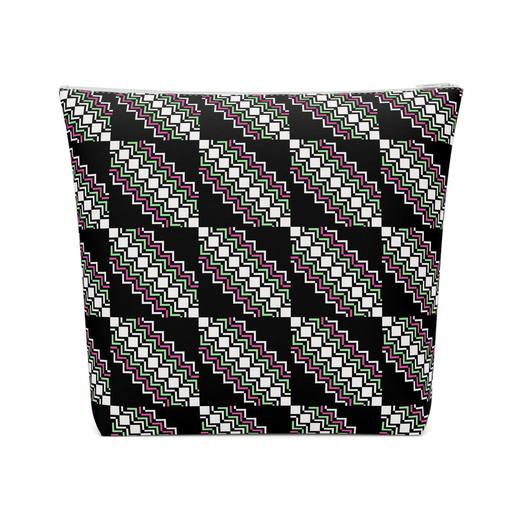 Chic Patterned Cotton Cosmetic Bag | Makeup Organizer, Travel Pouch, Cute Gift, Stylish Clutch, Everyday Essentials