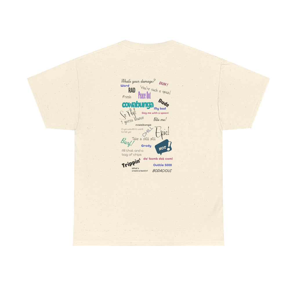Gen X Unisex Heavy Cotton Tee - Nostalgic Graphic T-Shirt, Perfect for Casual Wear, Gifts, Birthdays, and Retro Celebrations