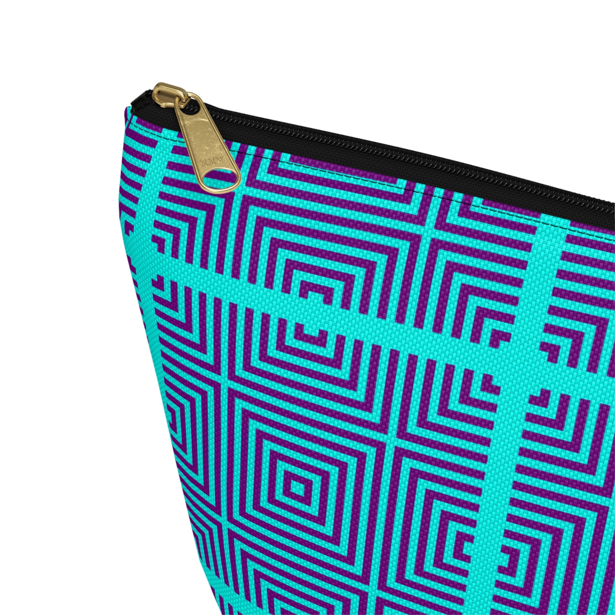 Geometric Pattern Accessory Pouch, Travel Makeup Bag, Organizing Toiletry Bag, Gifts for Her, Modern Storage Solution