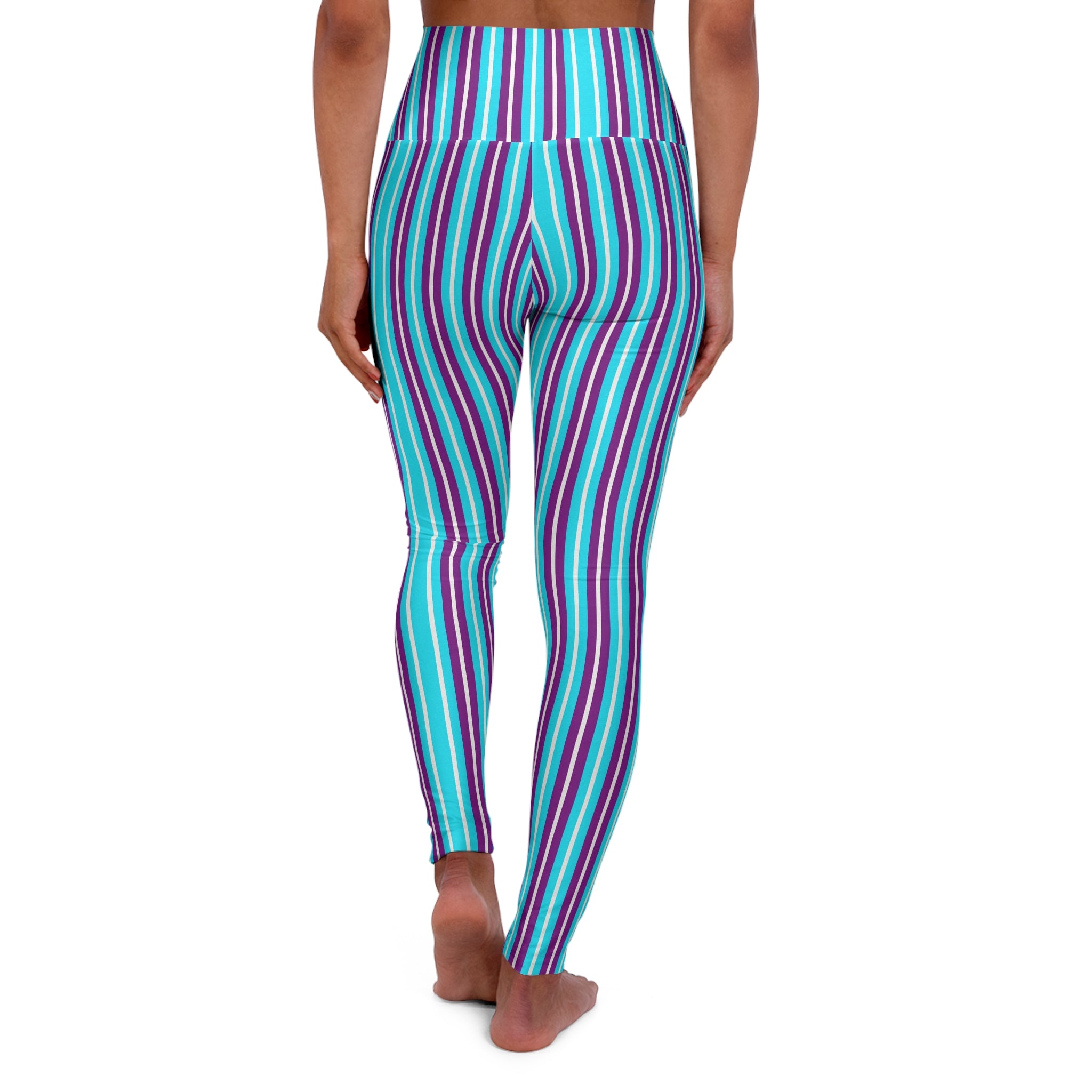 High Waisted Yoga Leggings, Colorful Workout Leggings, Fitness Leggings, Activewear for Women, Yoga Outfit, Casual Leggings