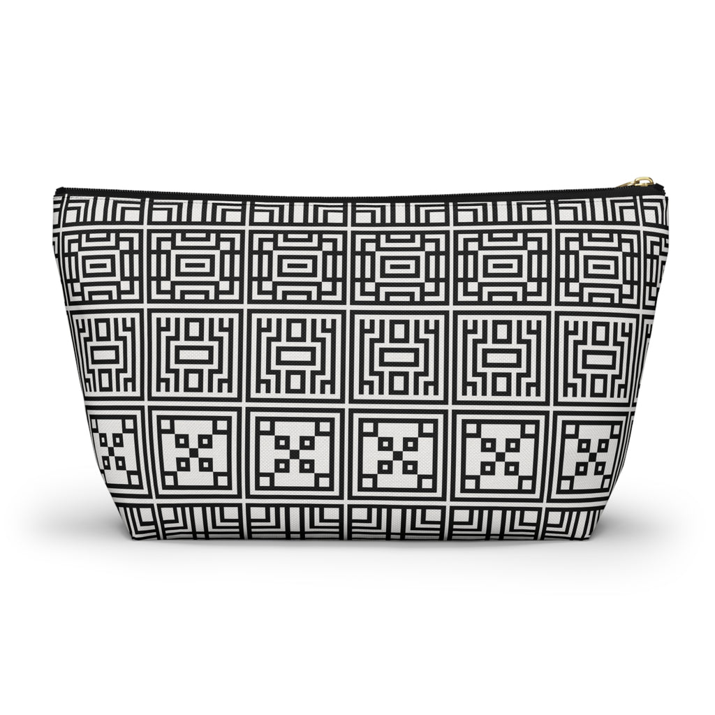 Chic Geometric Accessory Pouch - Perfect for Travel, Makeup, or Everyday Use, Stylish Gift for Friends and Family