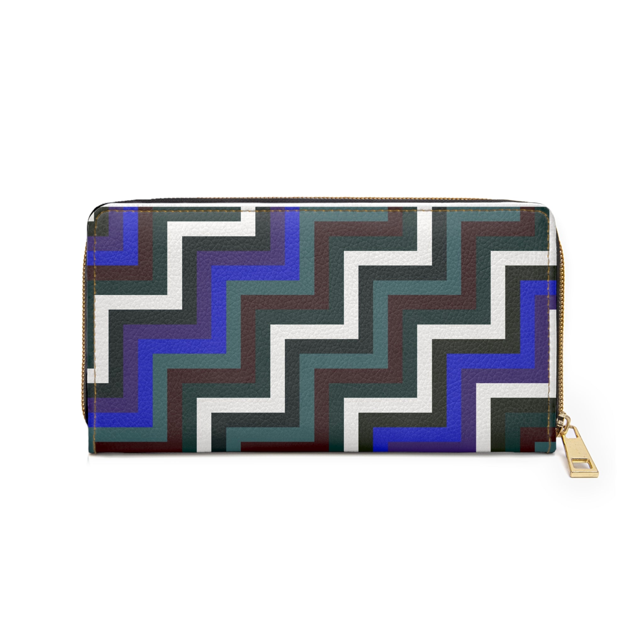 Stylish Zipper Wallet - Colorful Geometric Design for Fashion Lovers, Perfect for Gifts, Everyday Use, Travel, and Organizing Essentials