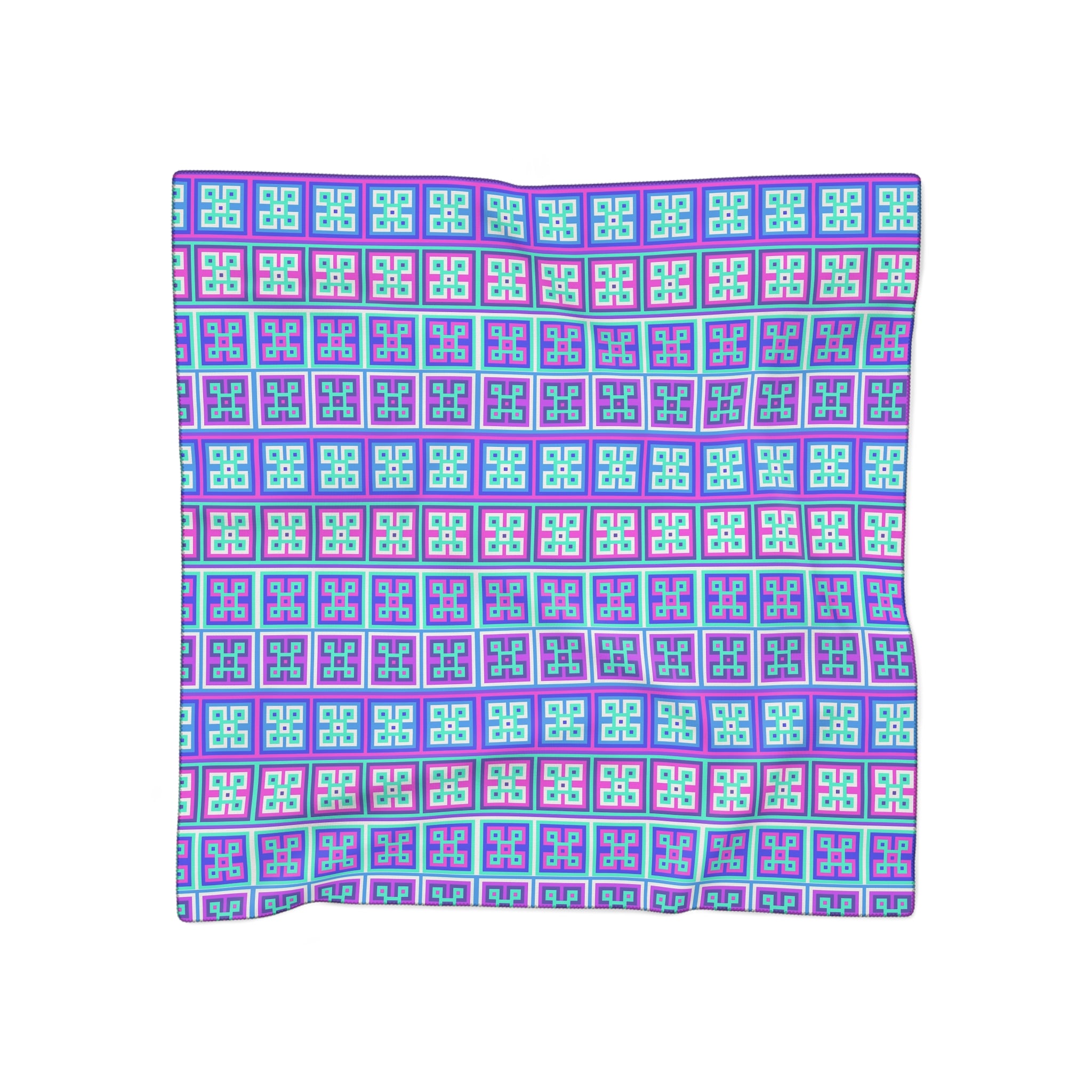 Vibrant Poly Scarf – Colorful Fashion Accessory for Everyday Wear, Perfect for Spring, Summer, Gifts, Festivals, and Travel