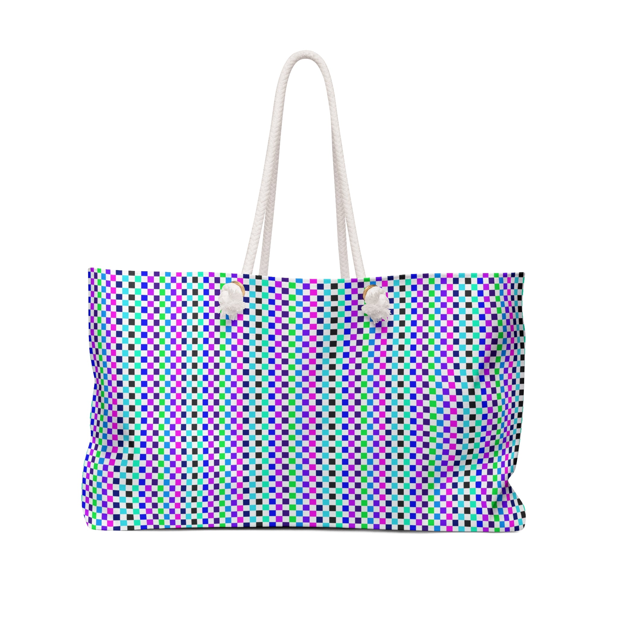 Vibrant Weekender Bag for Travel, Tote, Overnight, Gift for Her, Beach, Gym