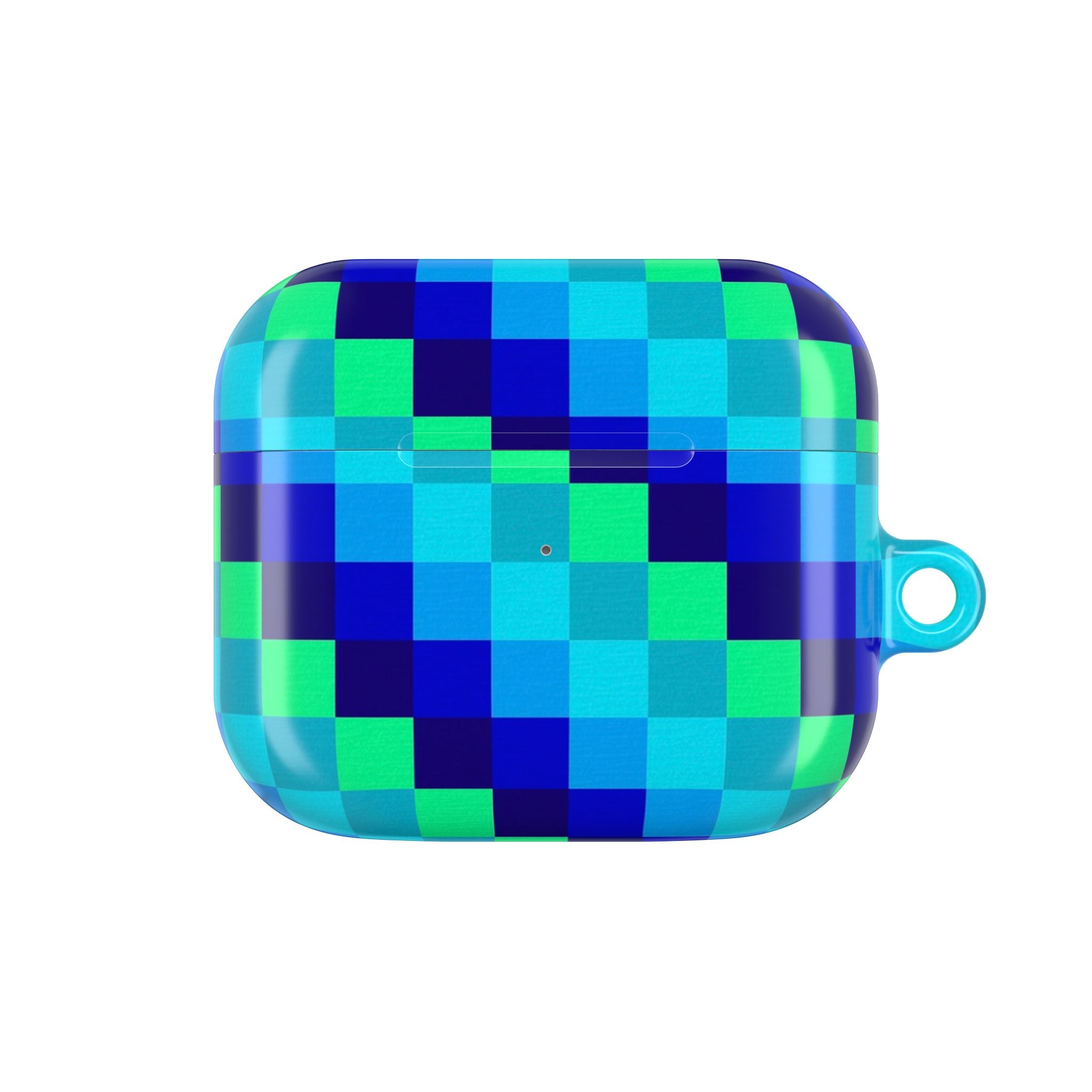 Colorful Pixel Art AirPod Case, Trendy Tech Accessory, Customizable Earbud Holder, Gift for Tech Lovers, Unique Phone Accessory
