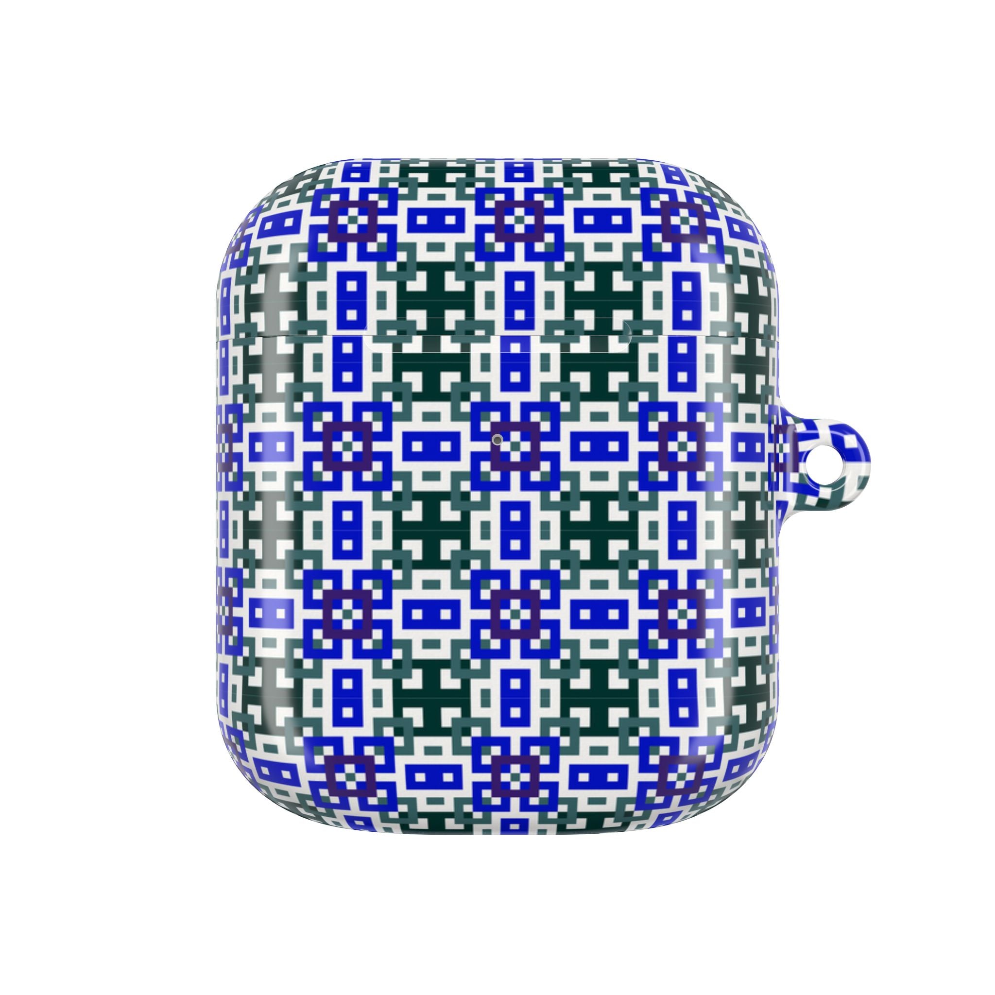 Stylish AirPod Case with Geometric Pattern - Customizable Earbud Protector for Gifts, Fashion Accessory, Tech Gadget Cover, Travel [...]
