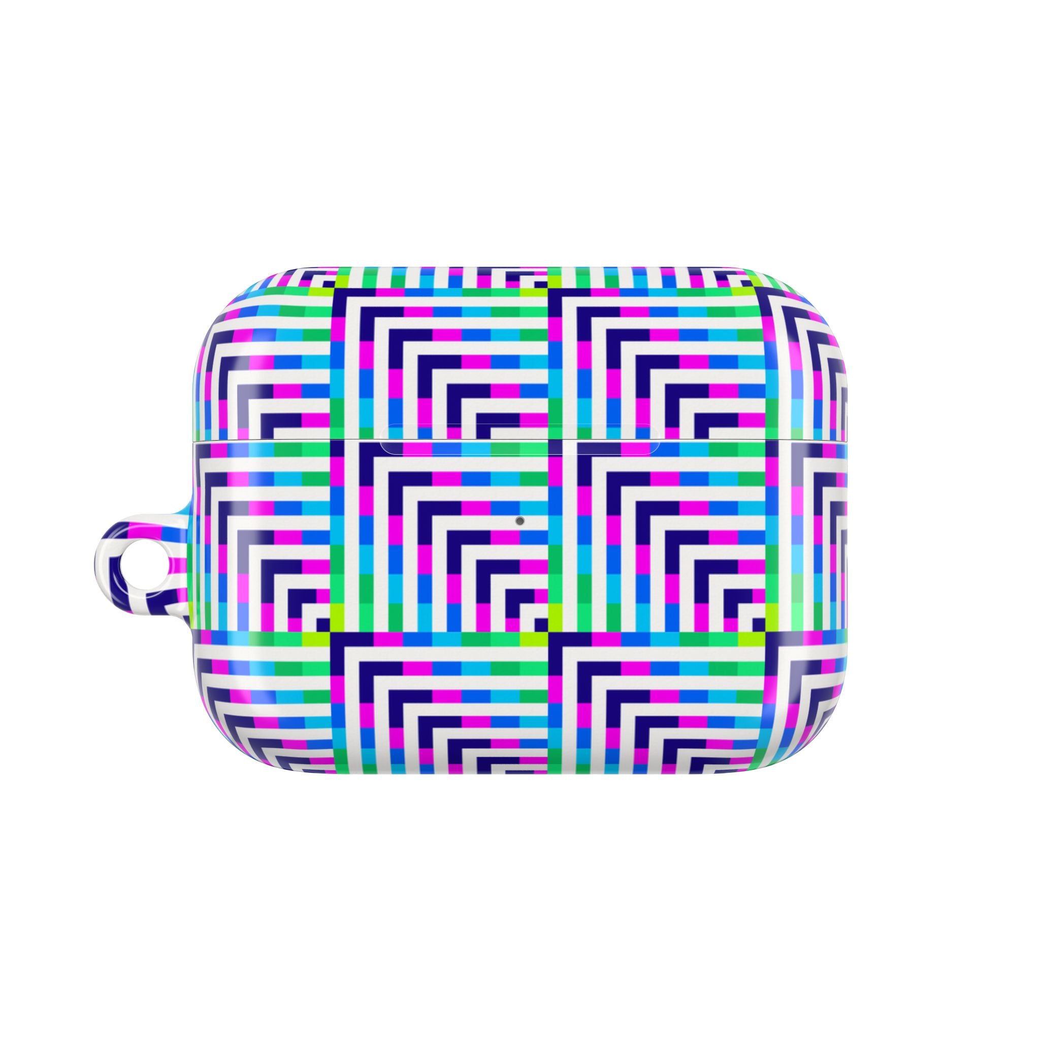 Colorful Geometric AirPod Case - Trendy, Durable, Unique Gift for Music Lovers, Perfect for Holidays and Everyday Use