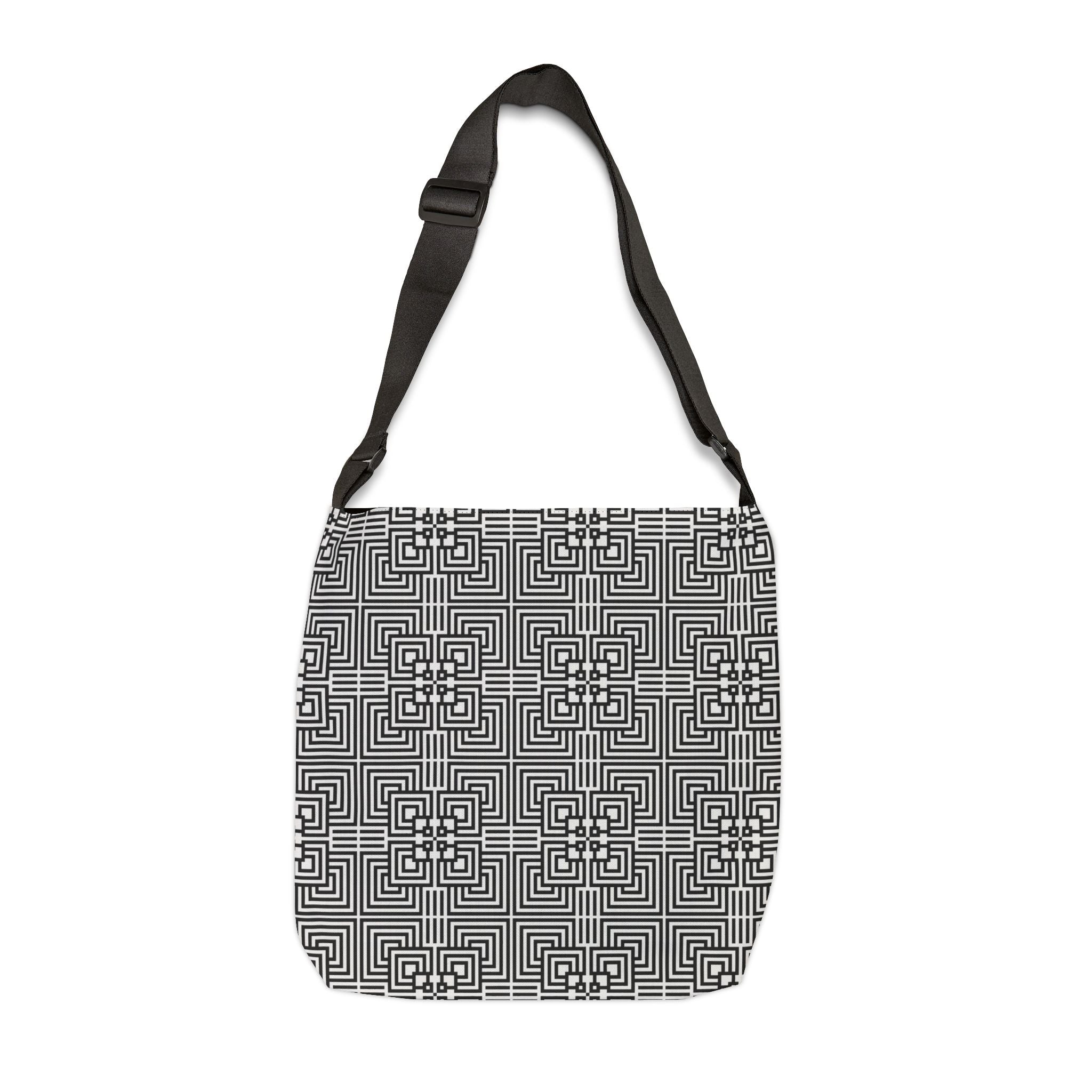 Stylish Adjustable Tote Bag, Modern Bag, Everyday Use, Travel Companion, Fashionable Gift, Graphic Design Accessory