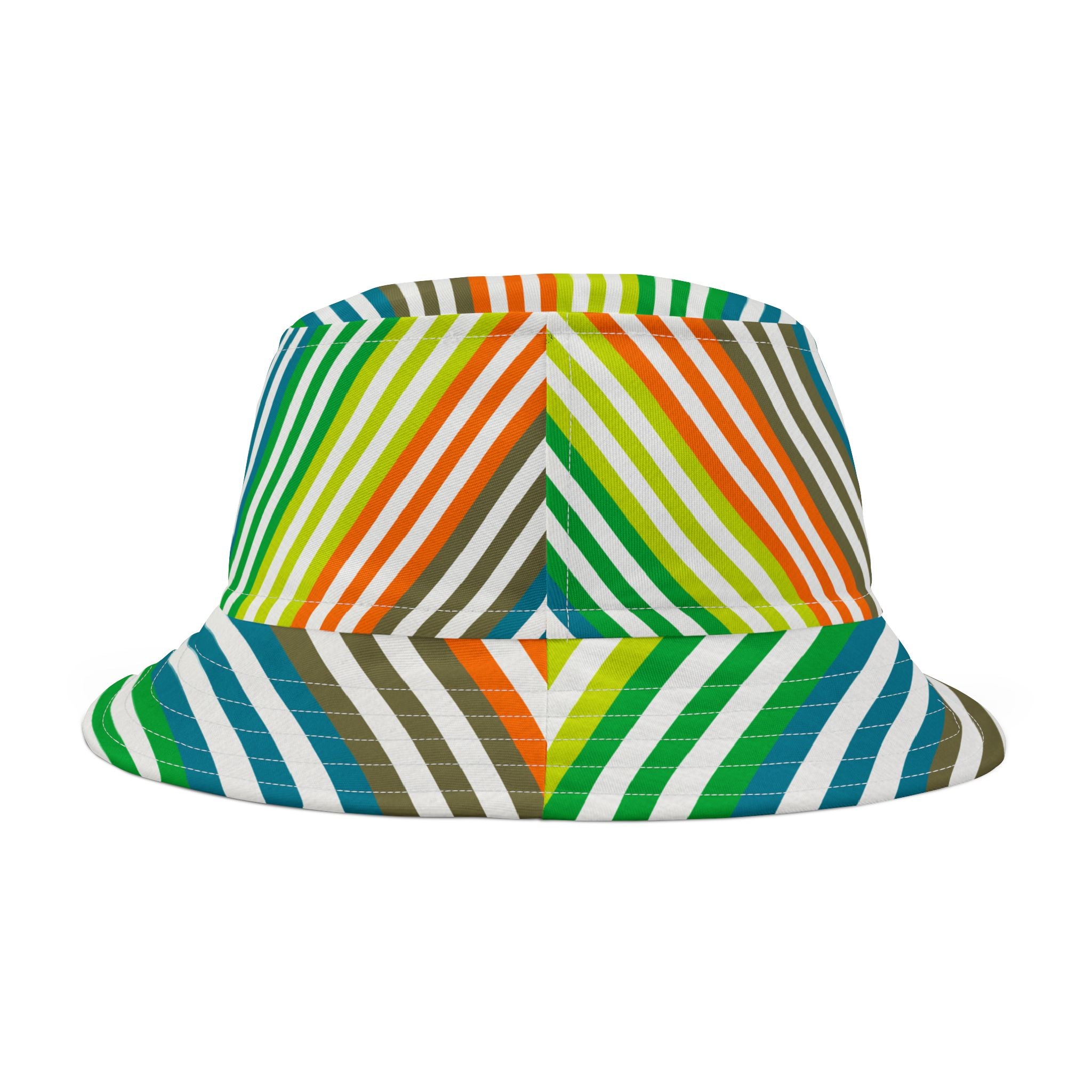 Vibrant Striped Bucket Hat, Fashionable Summer Accessory, Unisex Hat for Outdoor Adventures, Festival Headwear, Gift Idea for Nature Lovers