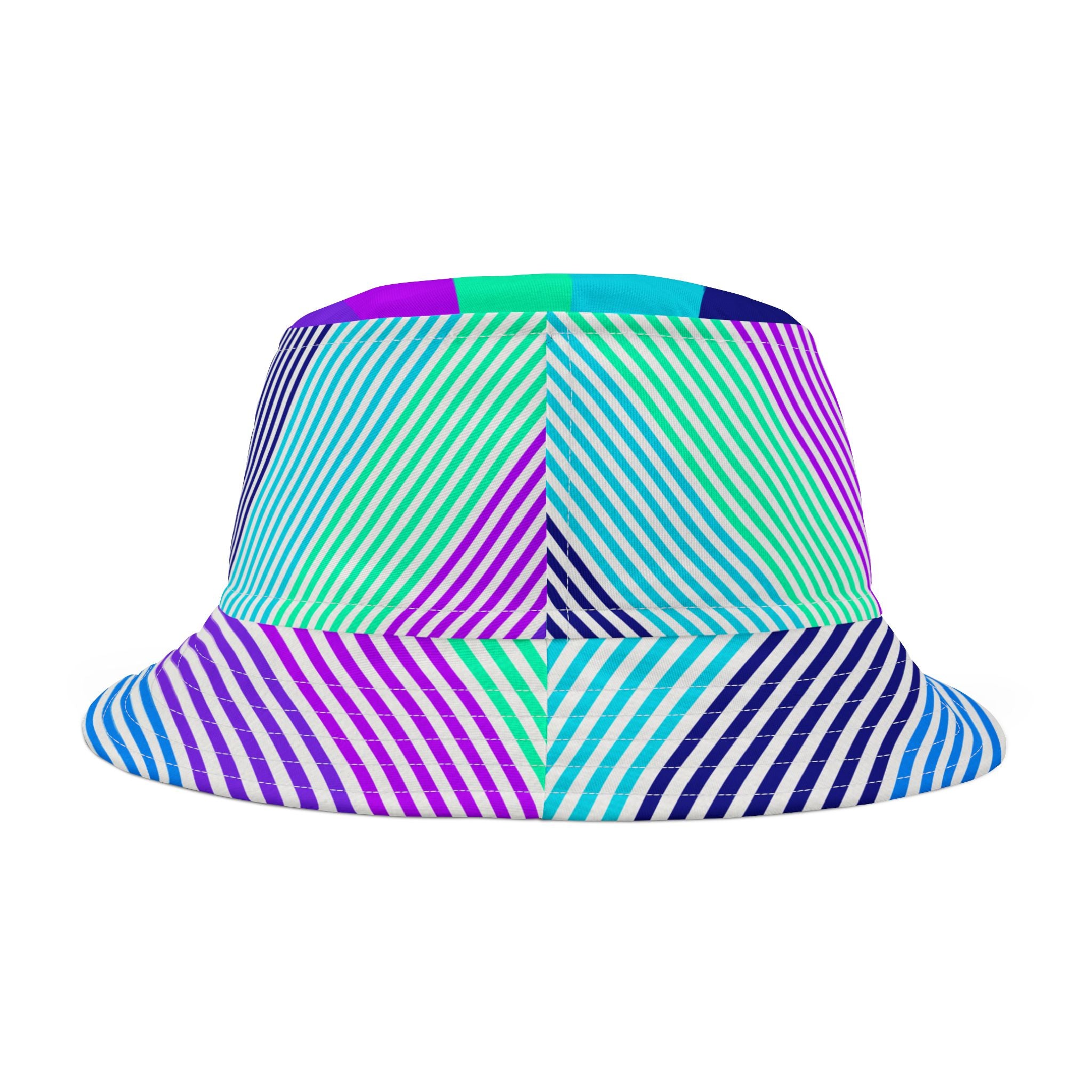 Colorful AOP Bucket Hat - Vibrant Summer Accessory for Festivals, Vacations, Beach Days, Outdoor Events, Kids and Adults