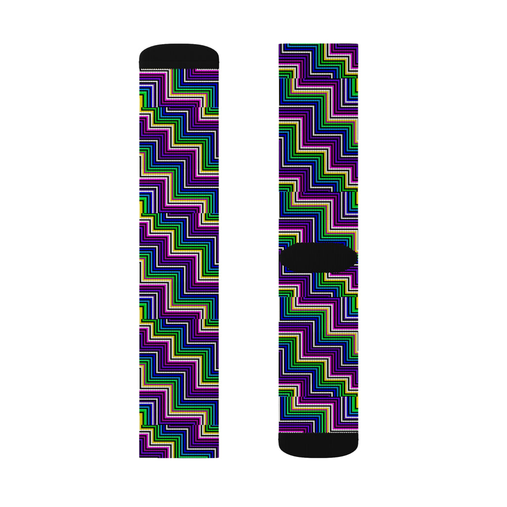 Vibrant Zigzag Sublimation Socks, Stylish Crew Socks, Unique Gift for Fashion Lovers, Cozy Casual Wear, Perfect for Holidays and [...]