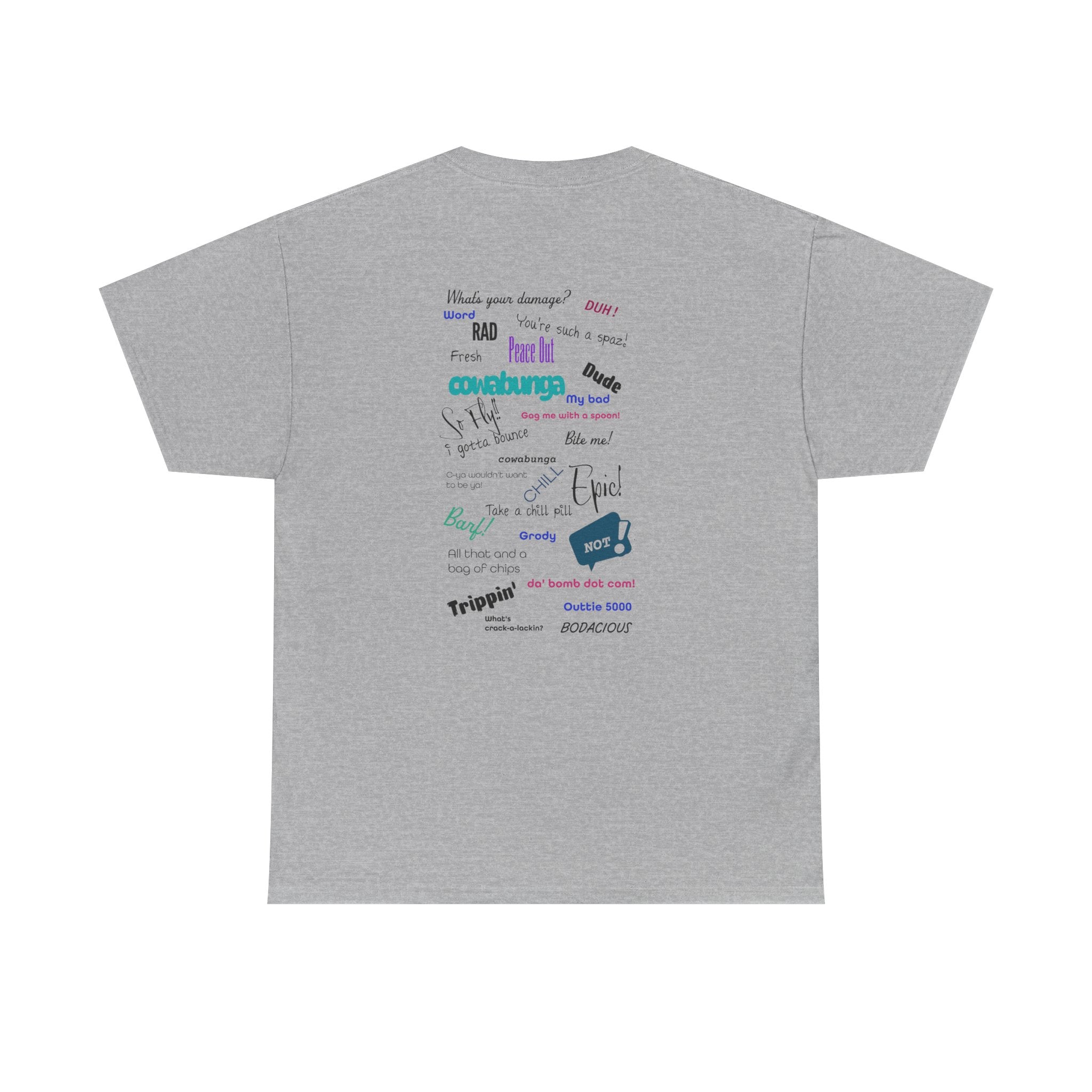 Gen X Unisex Heavy Cotton Tee - Nostalgic Graphic T-Shirt, Perfect for Casual Wear, Gifts, Birthdays, and Retro Celebrations