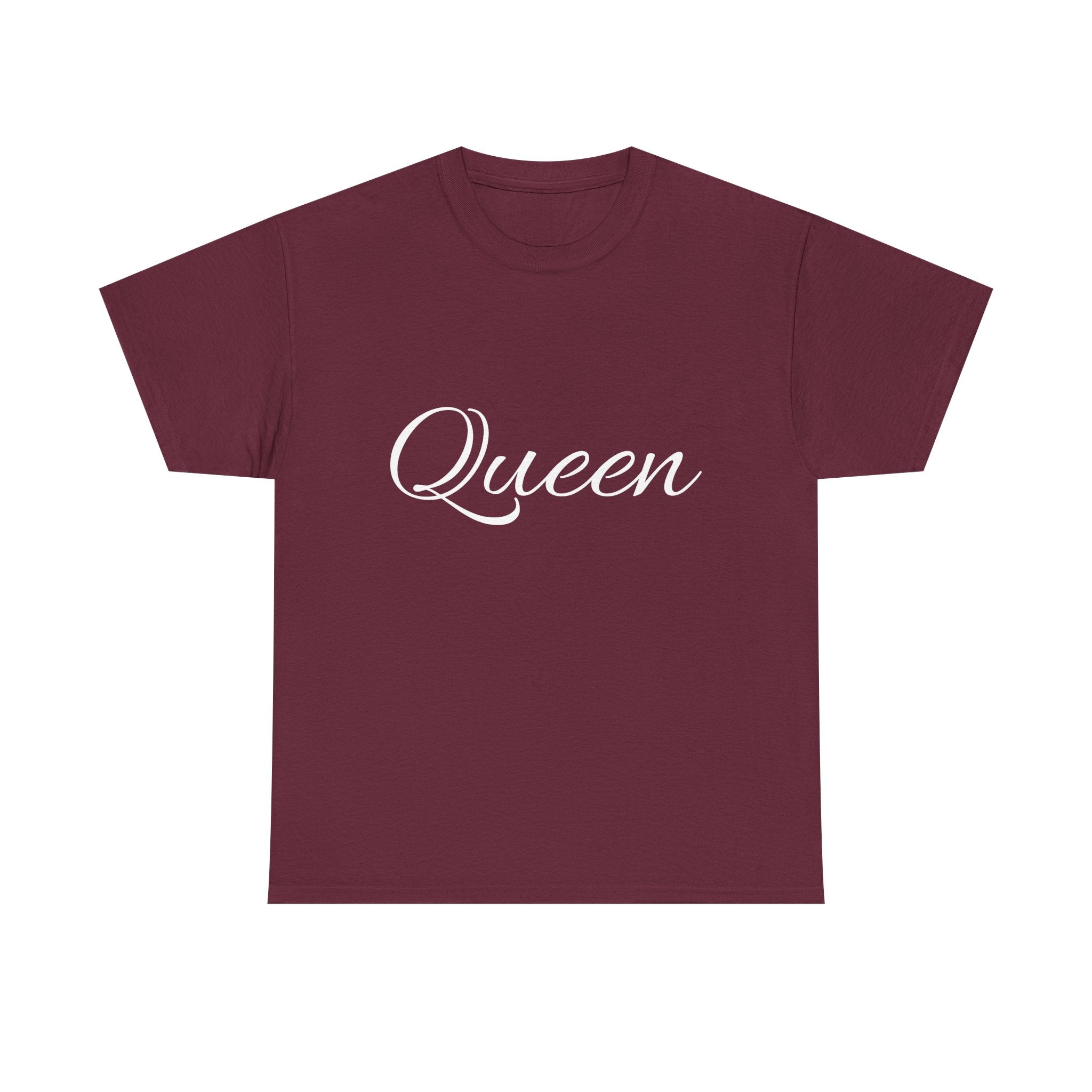 Queen Unisex Heavy Cotton Tee, Stylish Tee, Gift for Her, Casual Wear, Birthday Gift, Women’s Fashion