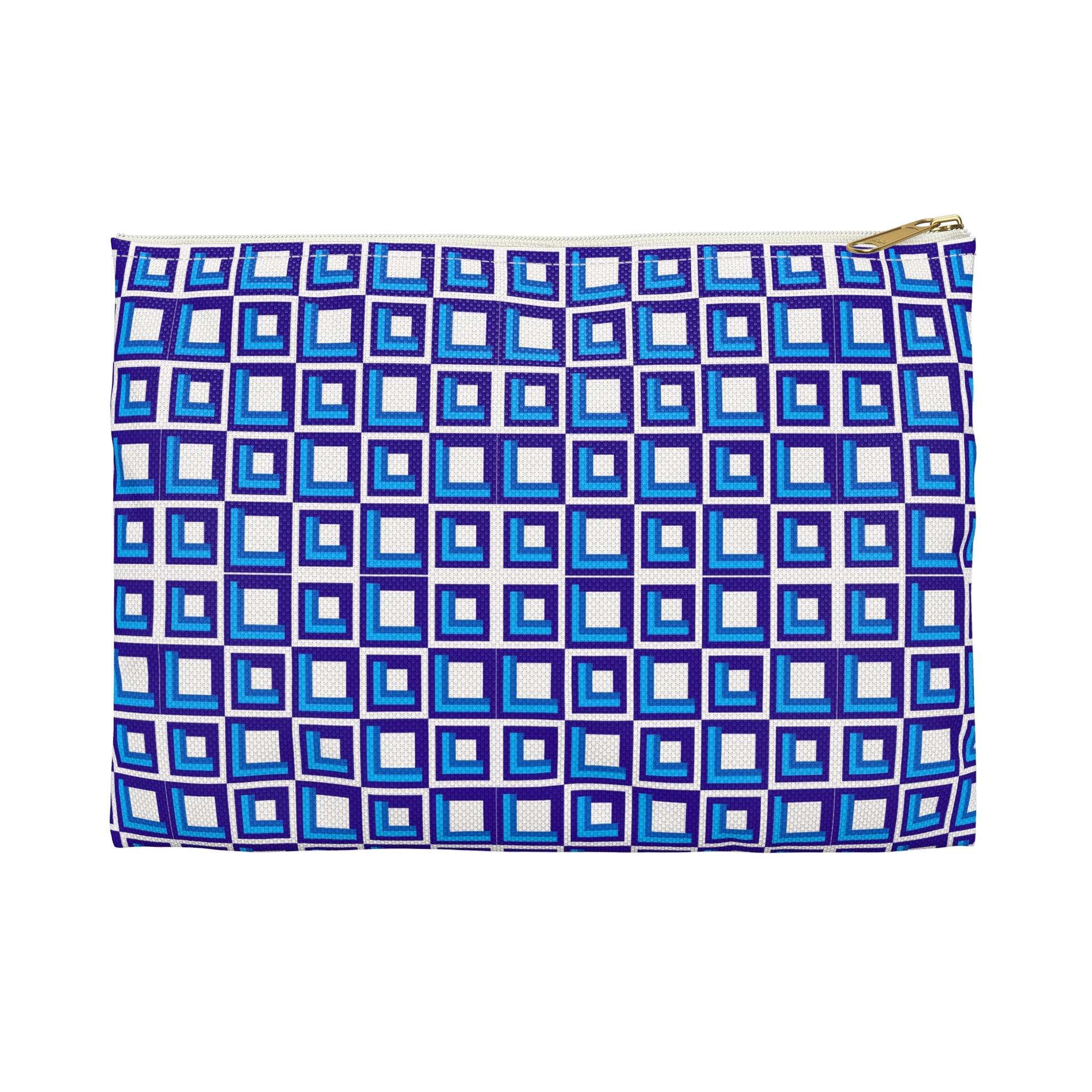 Chic Geometric Accessory Pouch, Colorful Makeup Bag, Cosmetic Organizer, Gift for Her, Travel Essentials
