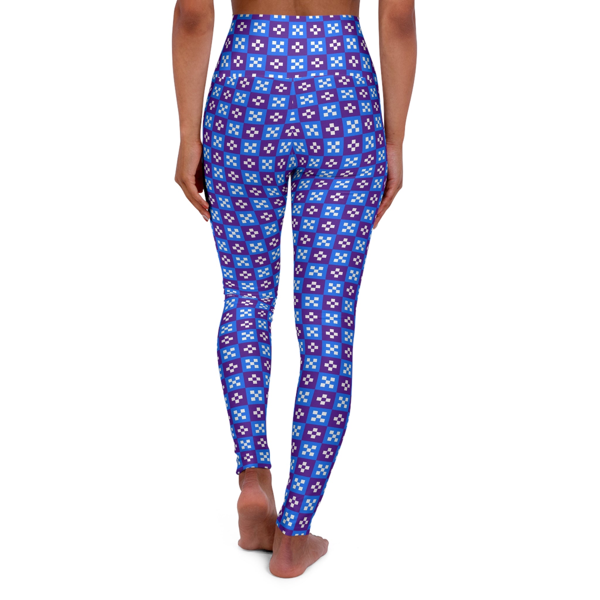 High Waisted Yoga Leggings - Colorful Fitness Pants for Wellness, Yoga, and Casual Wear, Workout Leggings, Athleisure, Gym Tights