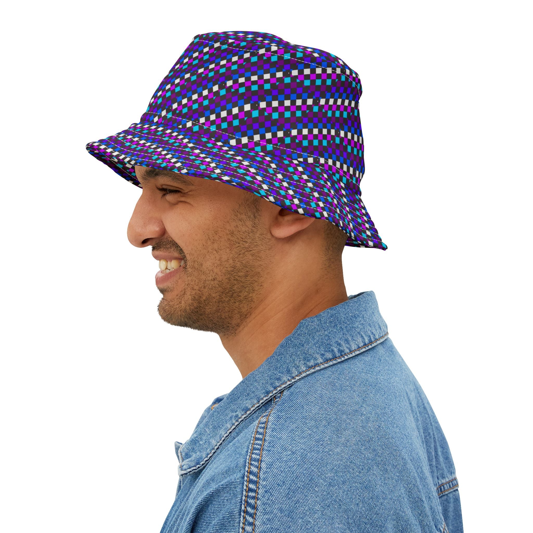 Vibrant Bucket Hat, Trendy Summer Accessory, Unique Gift for Him/Her, Festival Style, Outdoor Sun Protection