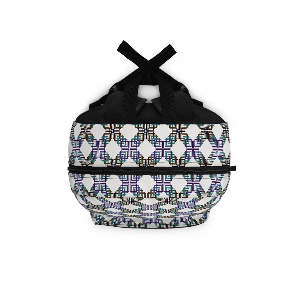 Stylish Geometric Backpack for Everyday Adventures, School, Travel, Hiking, Gift Idea