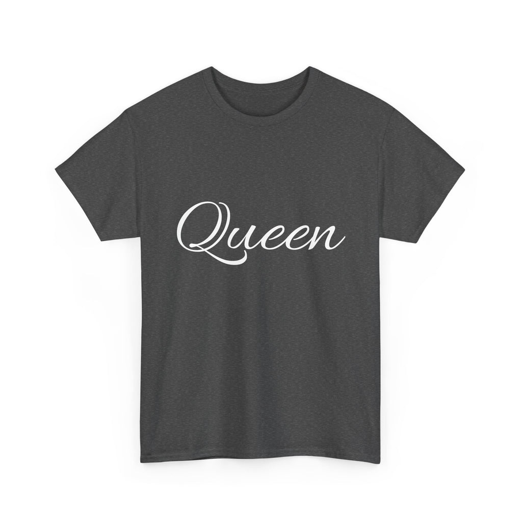 Queen Unisex Heavy Cotton Tee, Stylish Tee, Gift for Her, Casual Wear, Birthday Gift, Women’s Fashion