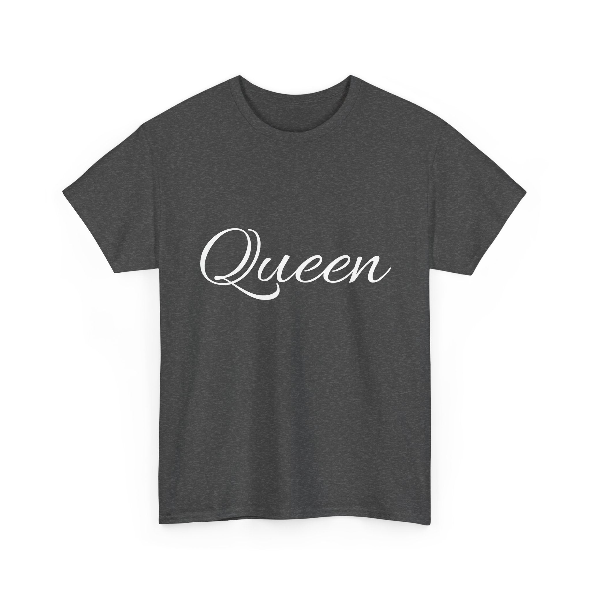 Queen Unisex Heavy Cotton Tee, Stylish Tee, Gift for Her, Casual Wear, Birthday Gift, Women’s Fashion