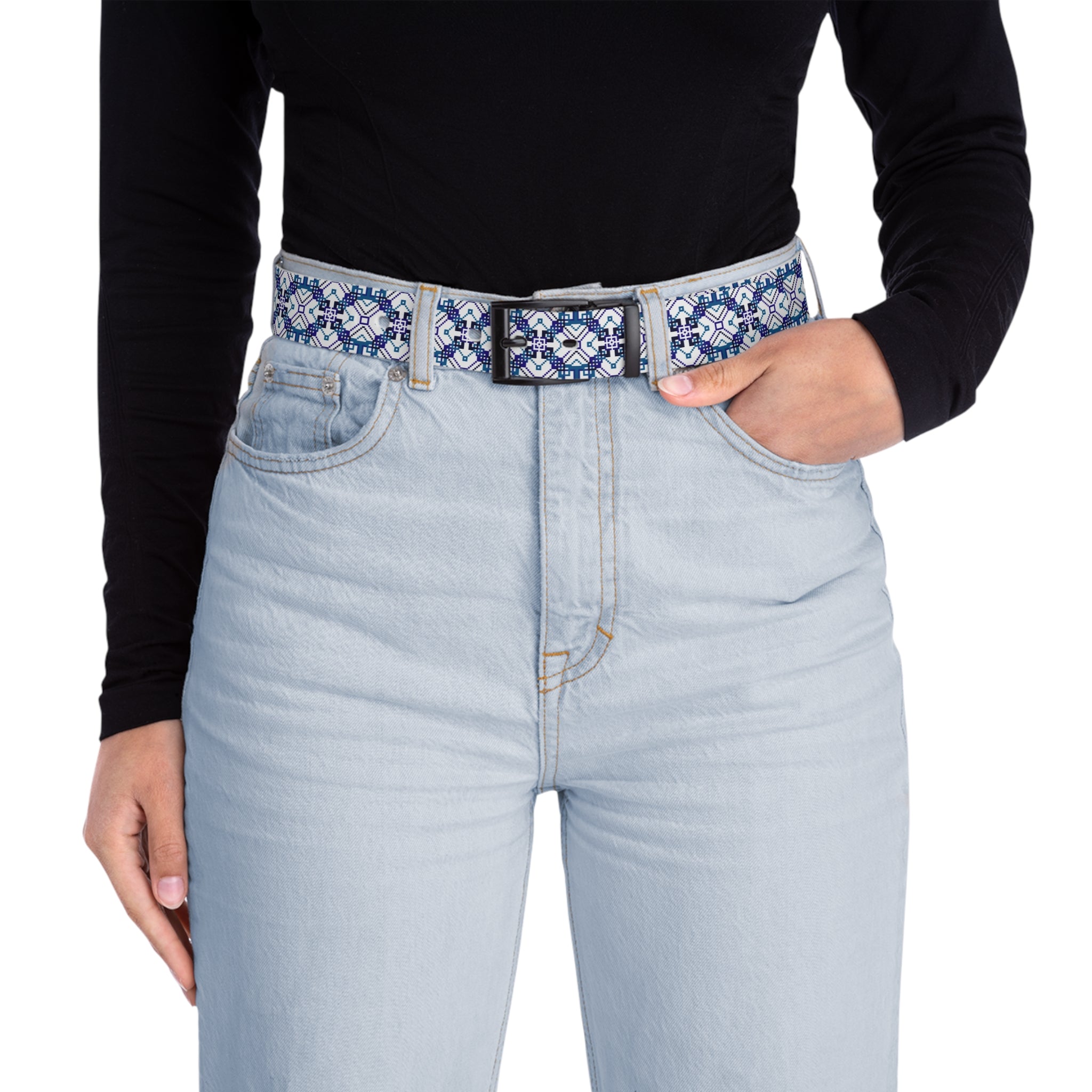 Boho Patterned Belt - Unique Fashion Accessory, Gift for Her, Women's Belt, Spring Style, Festival Outfit