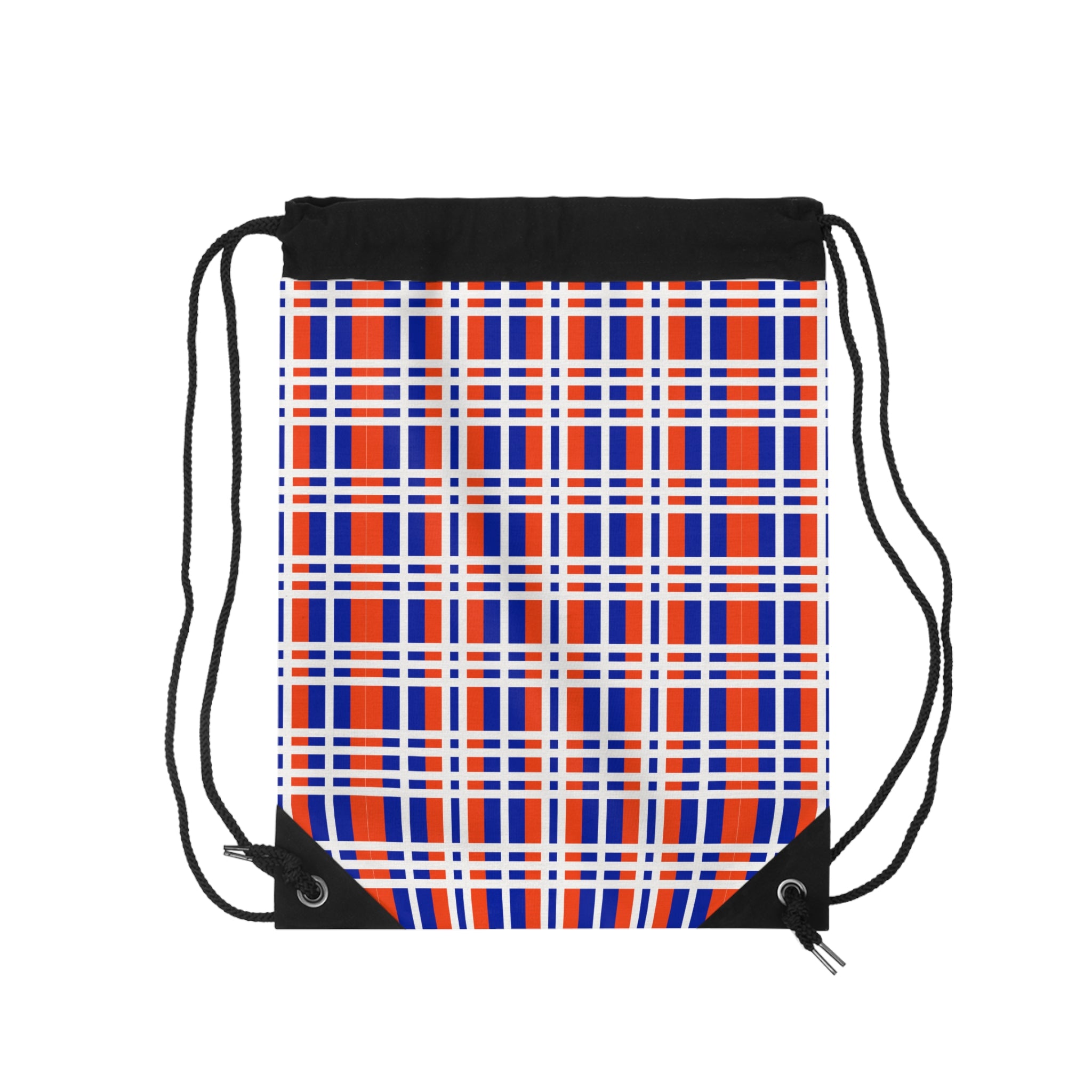 Florida Plaid Drawstring Bag | Sporty Gym Sack, Casual Tote, Travel Backpack, Beach Bag, Unique Gift Idea