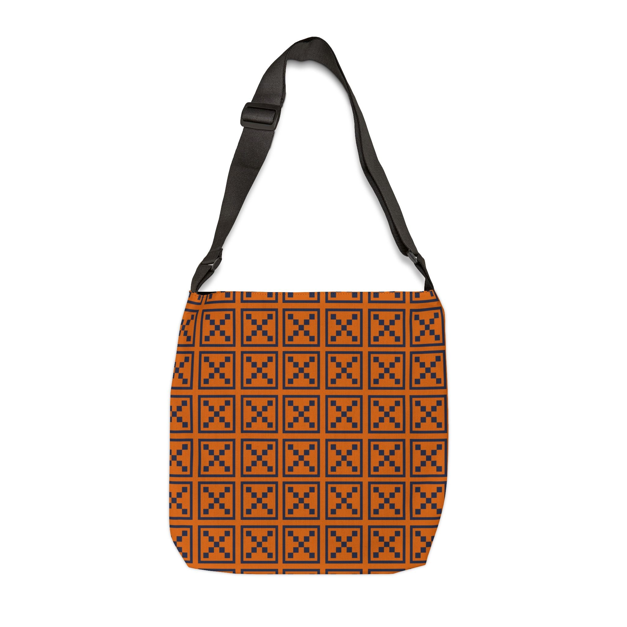 Stylish Adjustable Tote Bag, Trendy Cross-Patterned Bag, Everyday Canvas Tote, Perfect for Shopping, Eco-Friendly Gift Idea