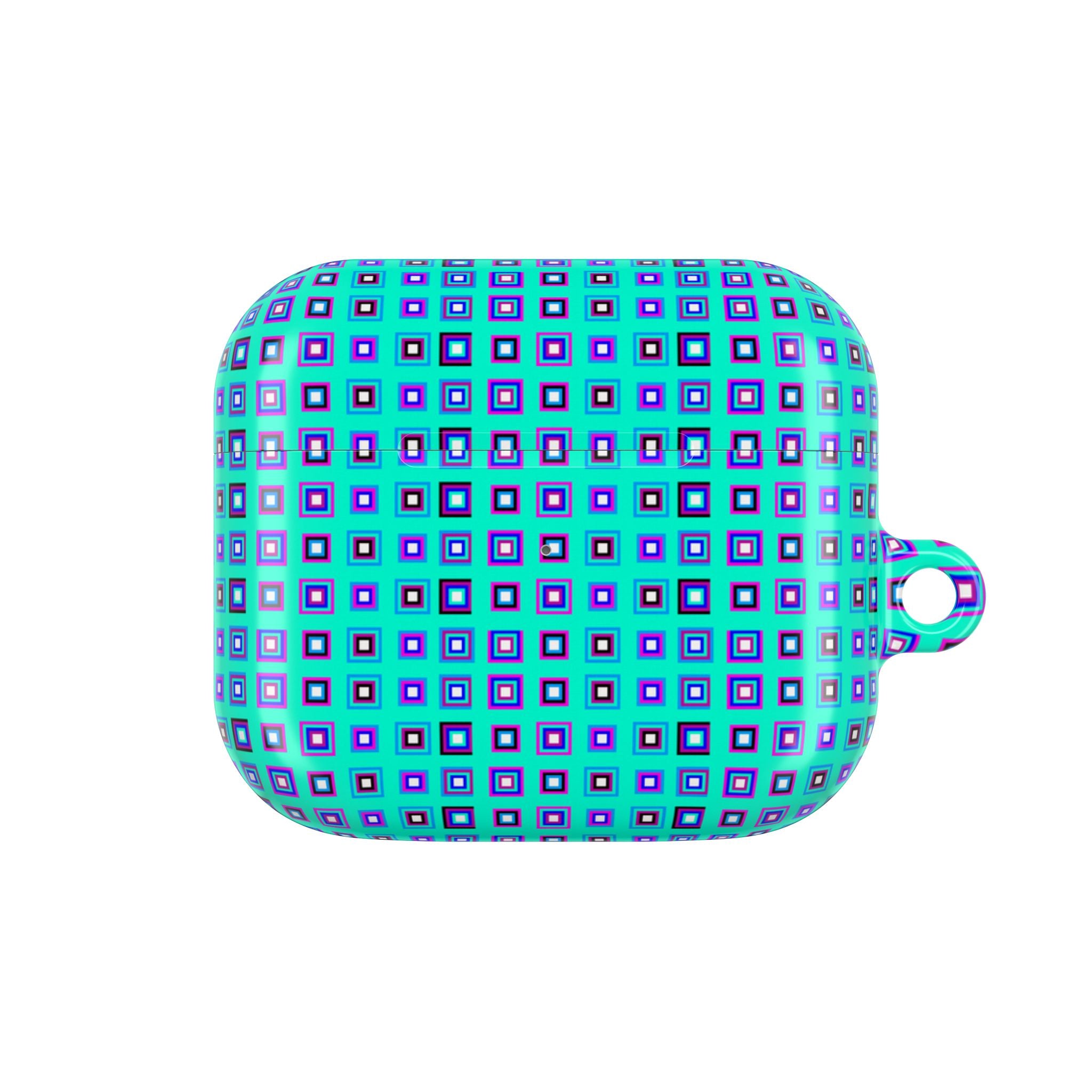 Stylish AirPod Cases with Colorful Geometric Design, Cute AirPod Cover, Trendy Tech Accessory, Gift for Music Lovers