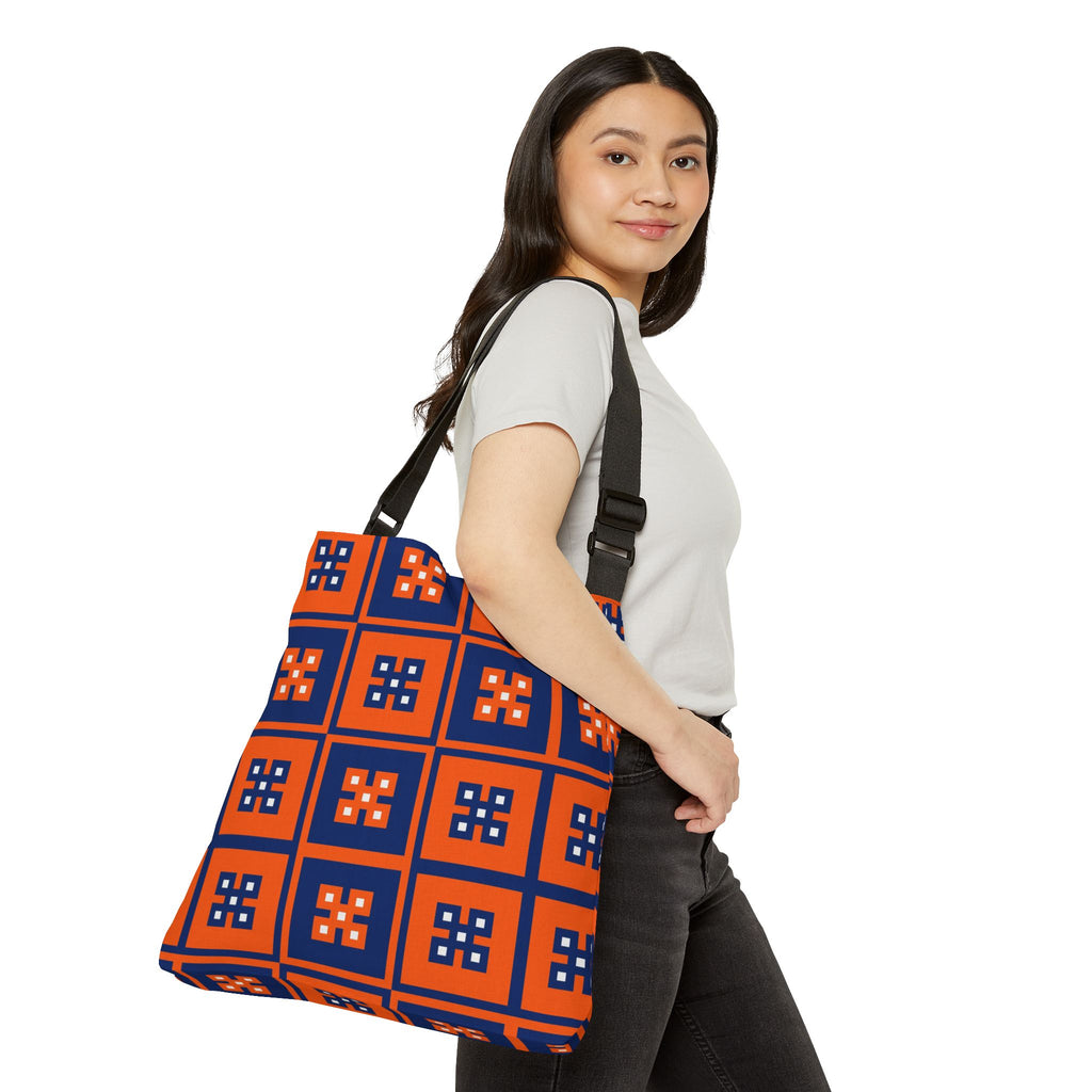 Vibrant Adjustable Tote Bag, Wahooa Tote, Stylish Shoulder Bag, Colorful Everyday Tote, Unique Gift for Students