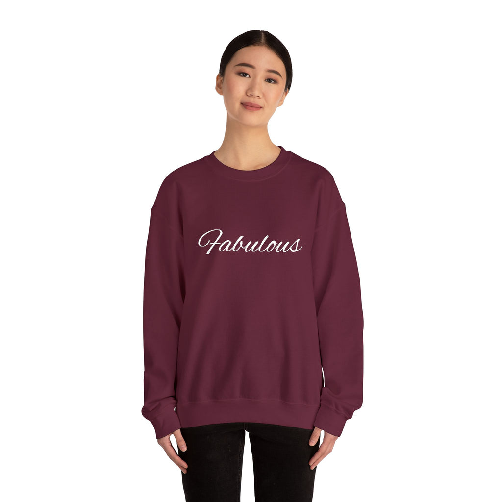 Fabulous Unisex Heavy Blend Crewneck Sweatshirt, Cozy Gift, Casual Wear, Trendy Fashion, Everyday Comfort