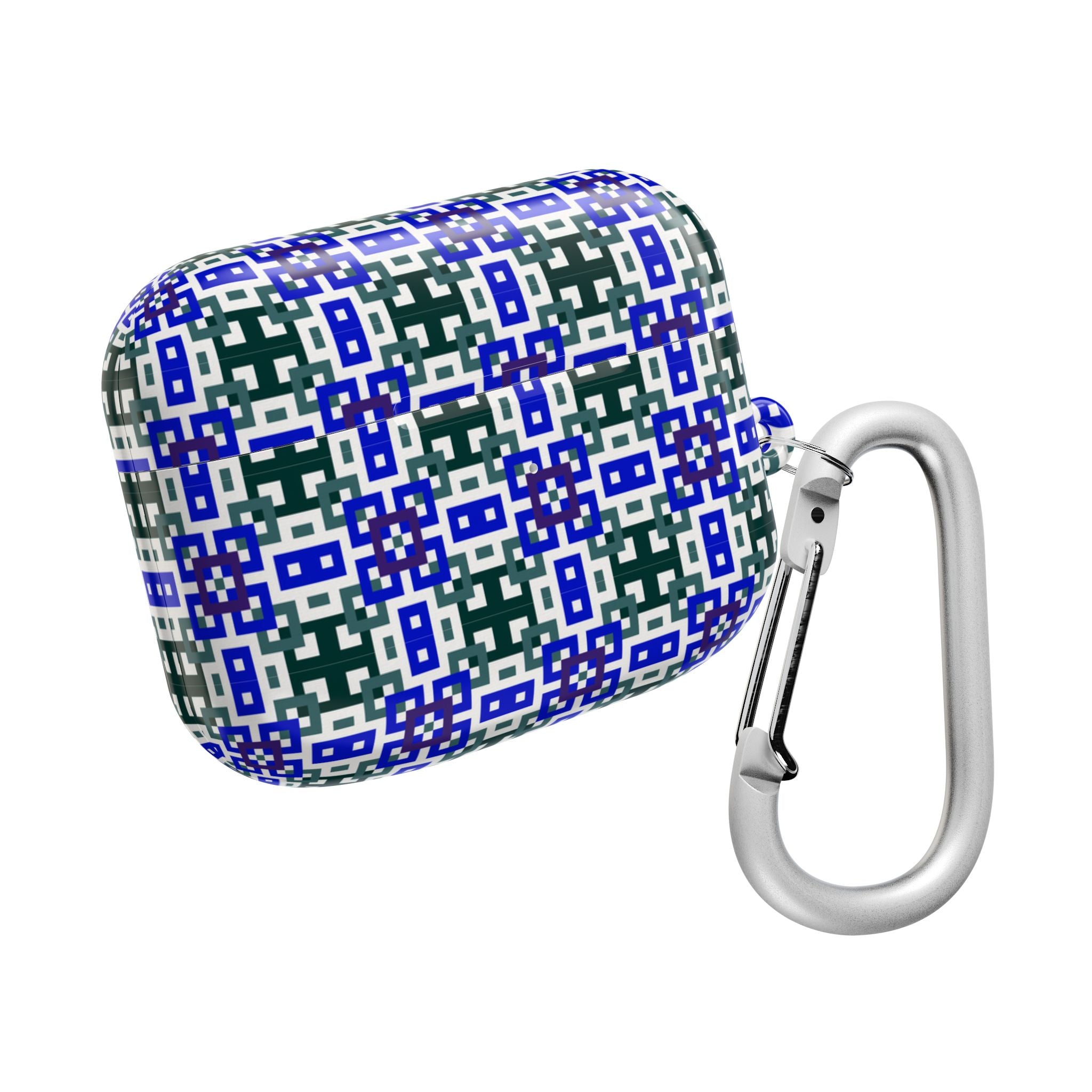 Stylish AirPod Case with Geometric Pattern - Customizable Earbud Protector for Gifts, Fashion Accessory, Tech Gadget Cover, Travel [...]