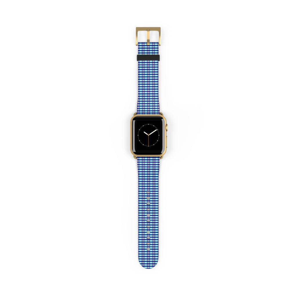 Blue Checkered Watch Band, Stylish Apple Watch Strap, Unisex Accessory, Perfect Gift for Any Occasion, Trendy Sports Band, Comfortable [...]